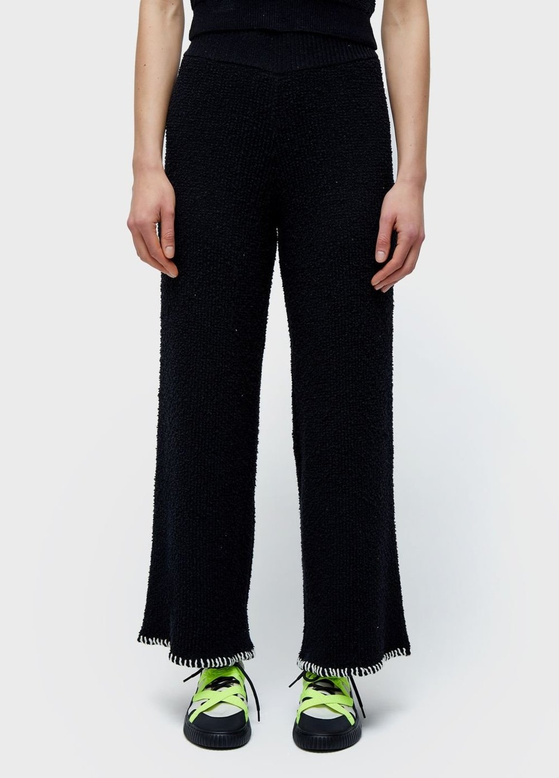 Calça tricot pespontos OSKLEN