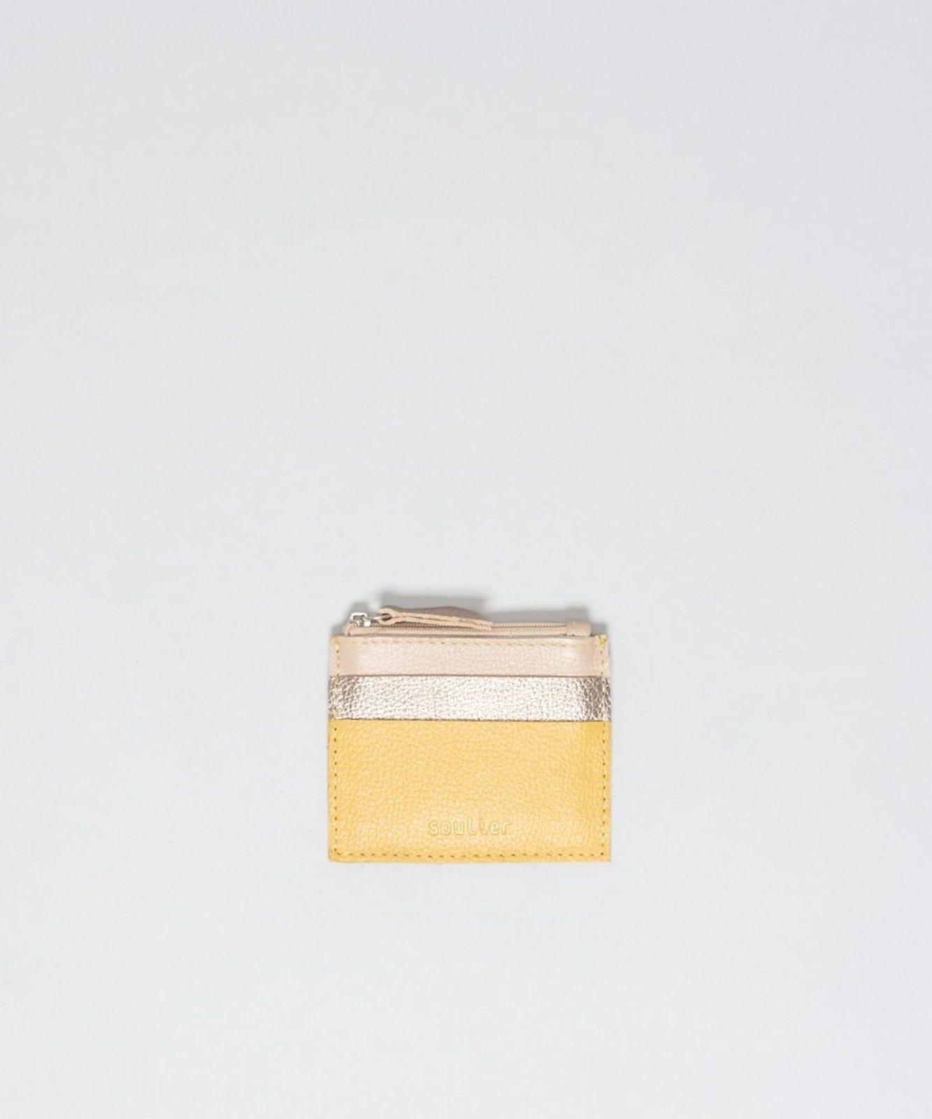 Porta Cartao Tricouro - Mostarda u - mostarda