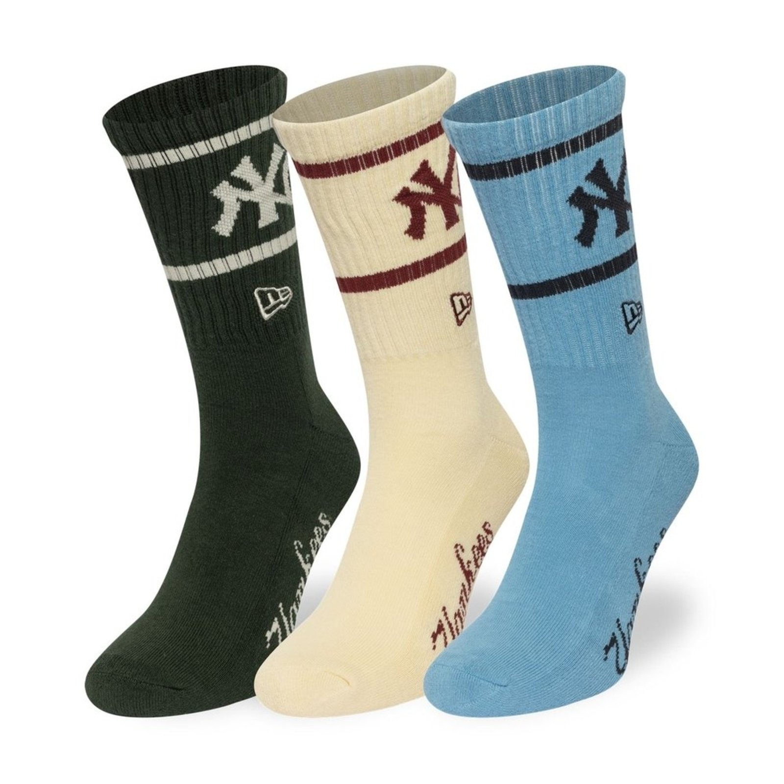 Meia New Era Cano Longo New York Yankees MLB Sortido