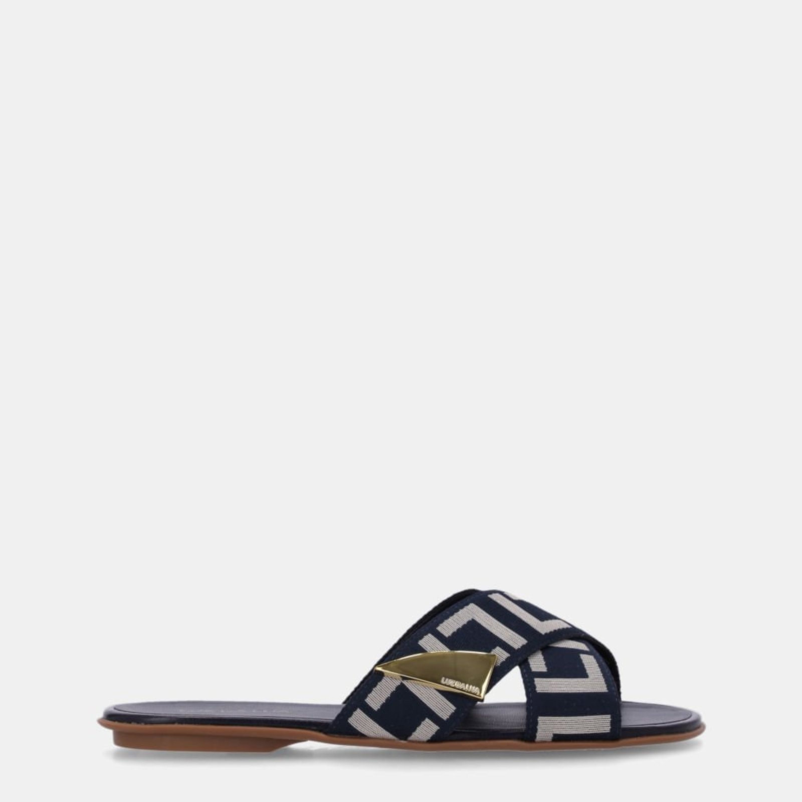 Chinelo Couro Atacama Netuno Com Gorgorão Panna-netuno - 52211110 Luz da Lua