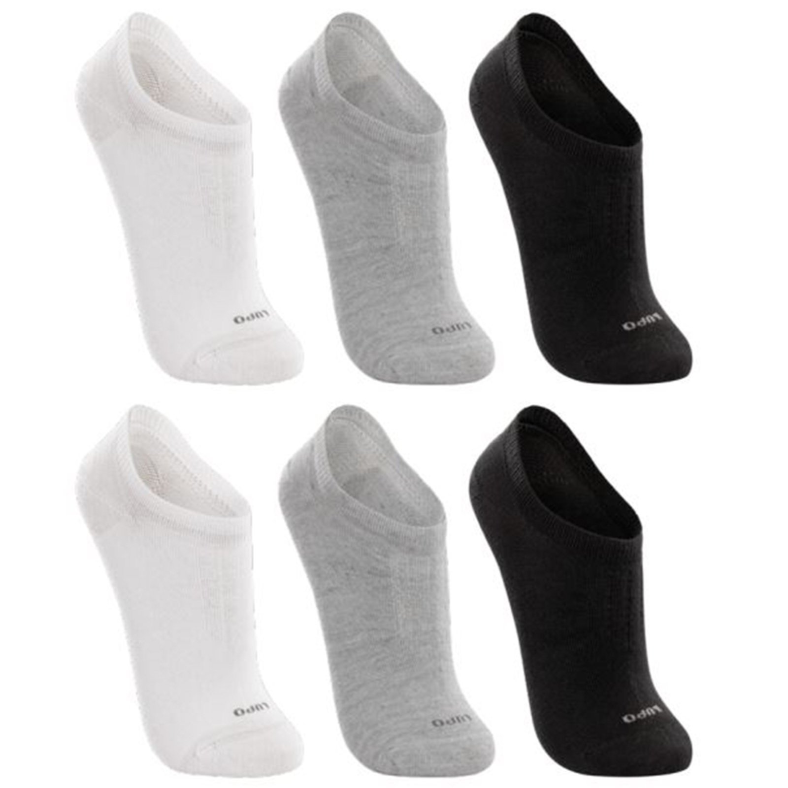 Kit 06 Pares Meias Lupo Invisível Sport Sortido