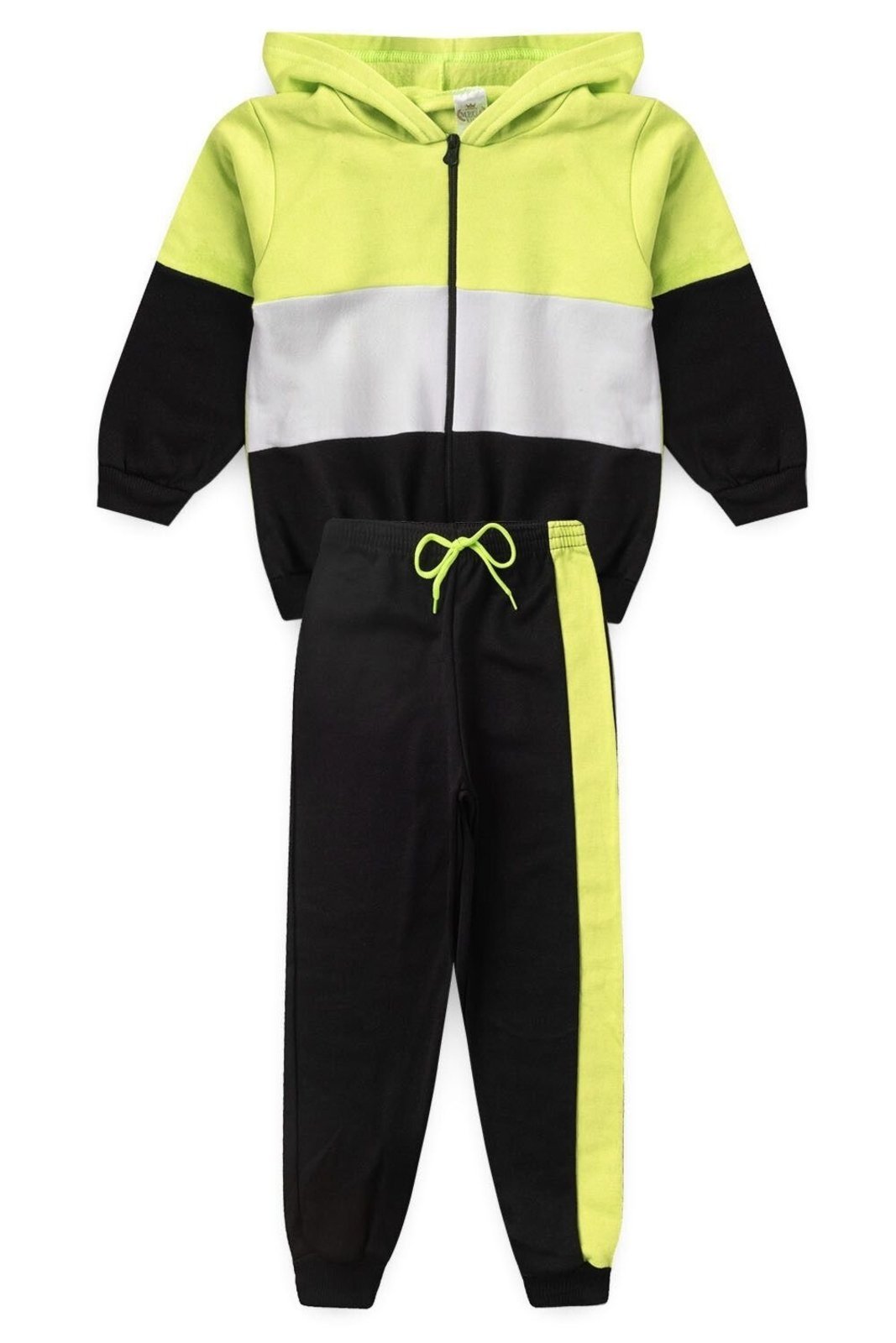 Vista 2 Infantil - Conjunto Moletom Peluciado Masculino Três Cores - Verde Mega Kids unico verde Mega Kids unico verde