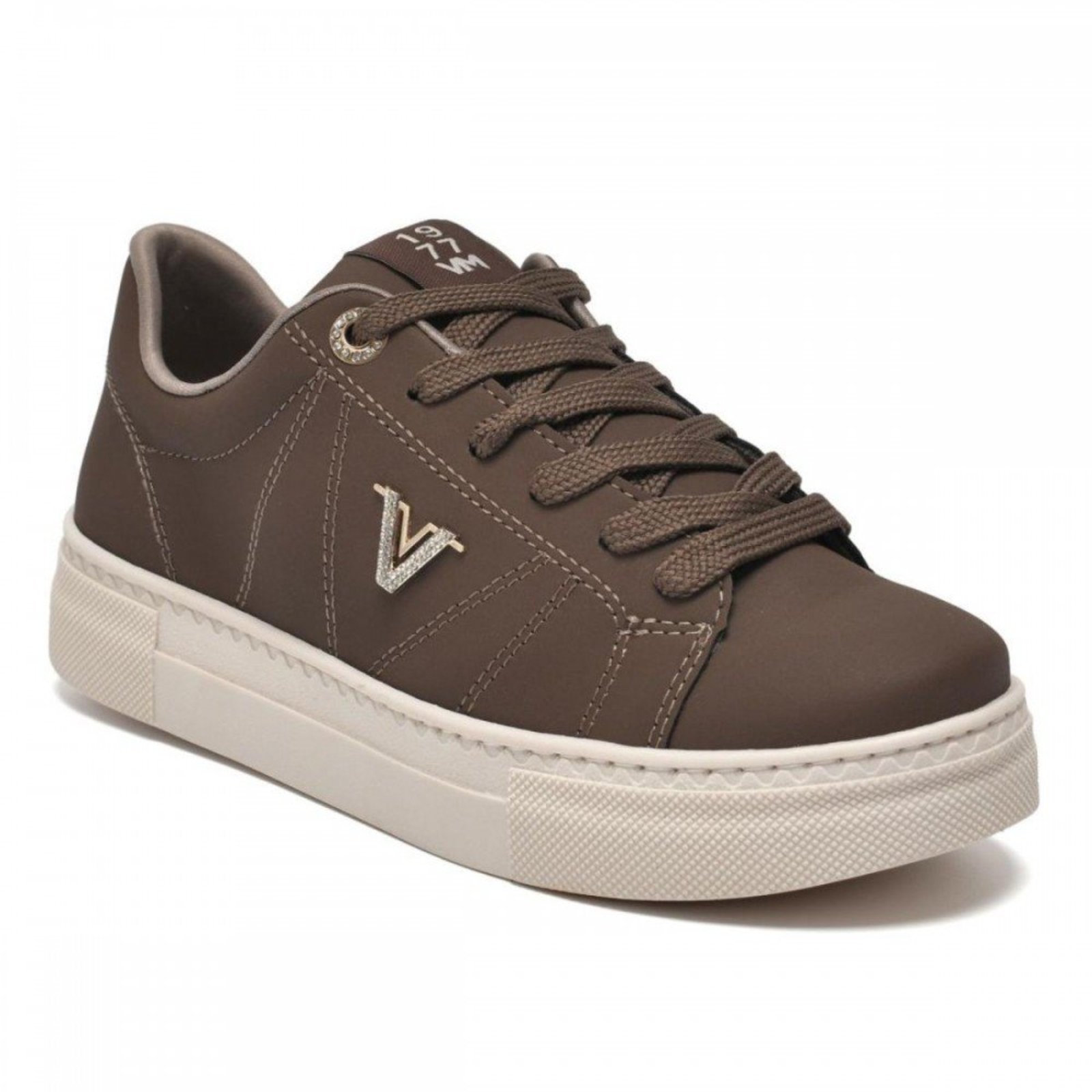 Tenis Via Marte 138-021-04 Flatform Feminino Via Marte Marrom