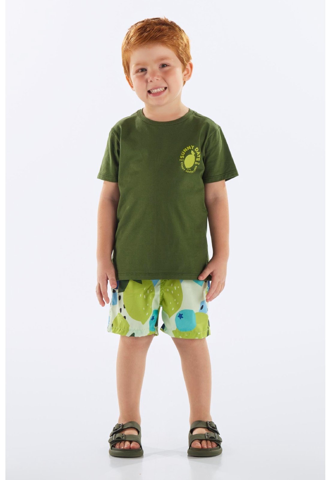 Infantil – Conjunto Camiseta e Short Up Baby Verde