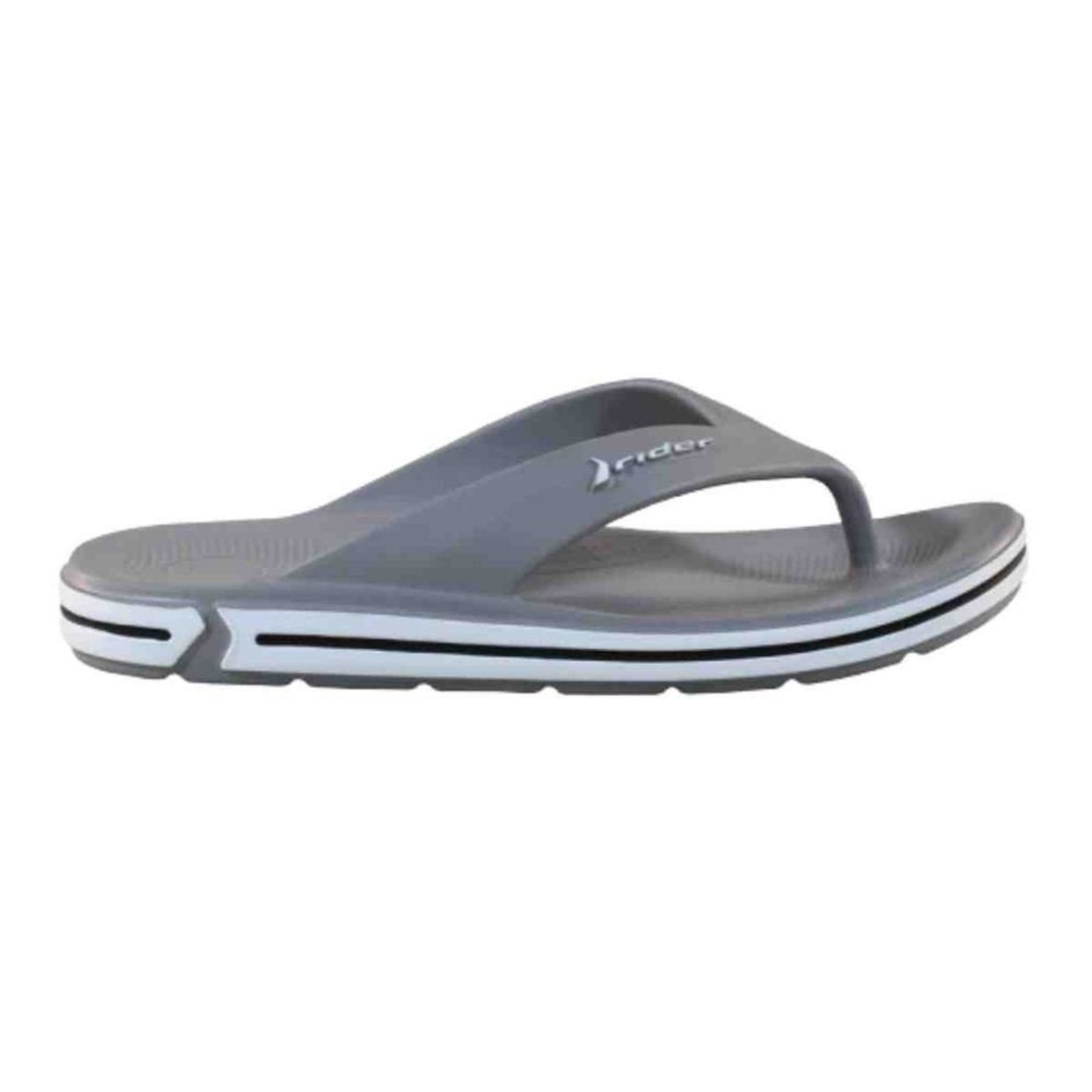 Chinelo Masculino Dedo Rider Flex Cinza