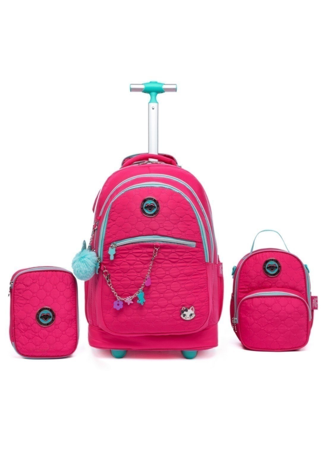 Infantil – Kit Mochila Polo One Rodinha Escolar Estojo Lancheira Térmica