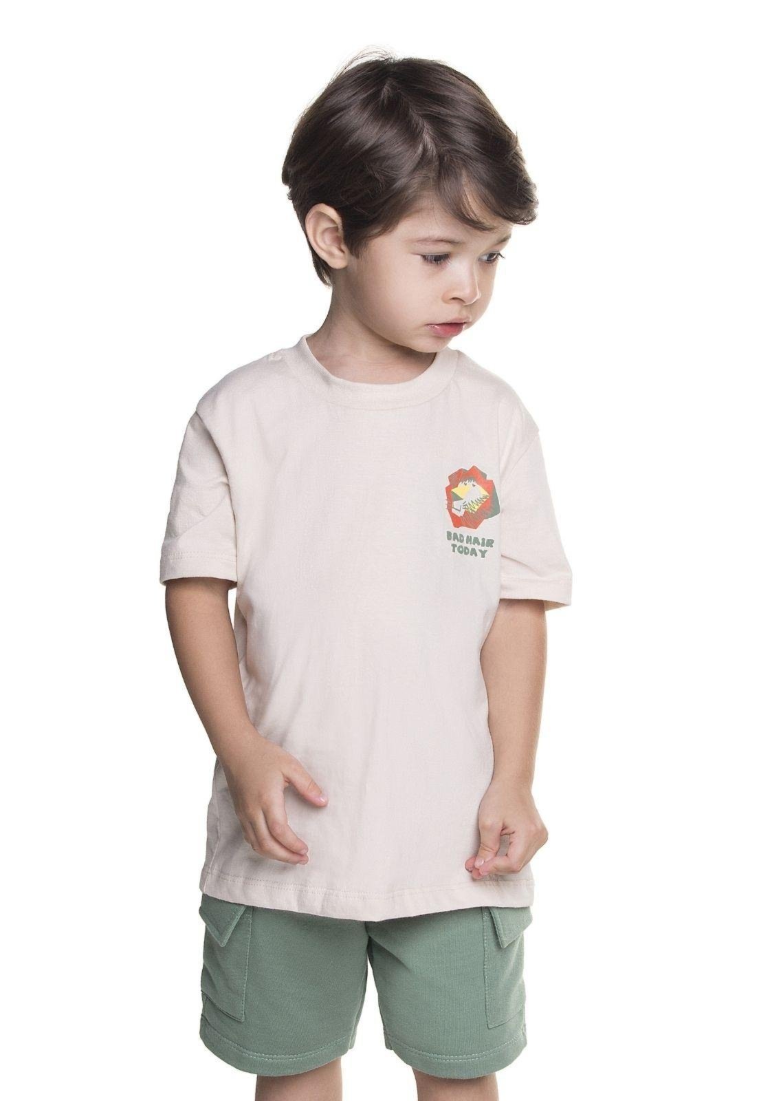 Vista 2 Infantil - Conjunto Bermuda Menino Estampado Have Fun 1 unico Have Fun unico