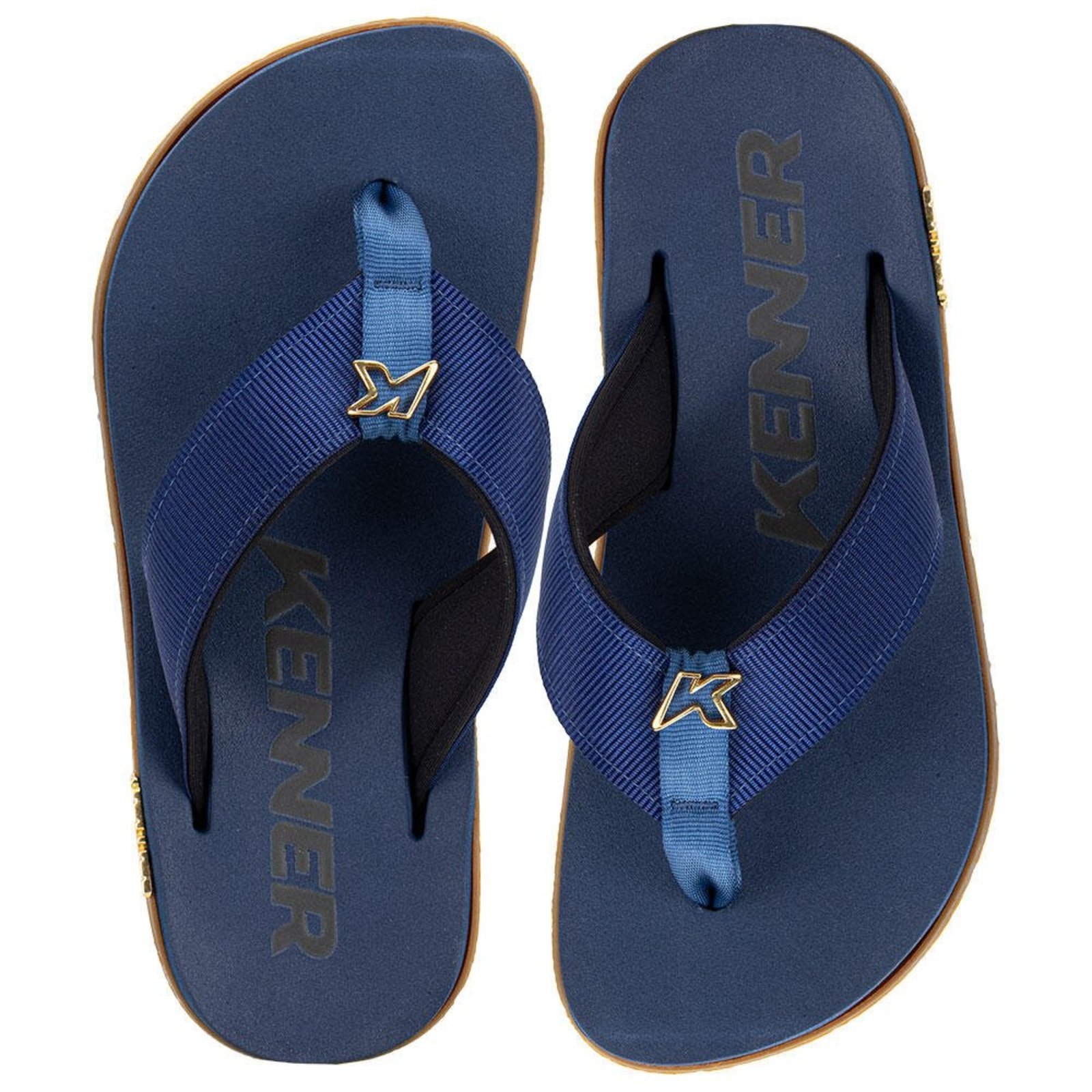 Chinelo Masculino Kivah Kenner Dlk A1970152 Azul Marinho