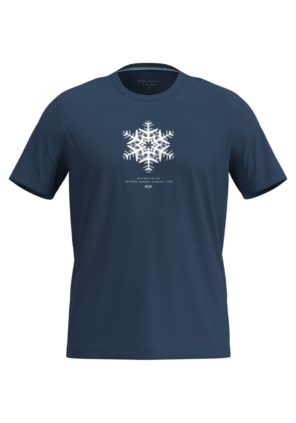 Camiseta De Mangas Curtas Em Algodão Com Estampa