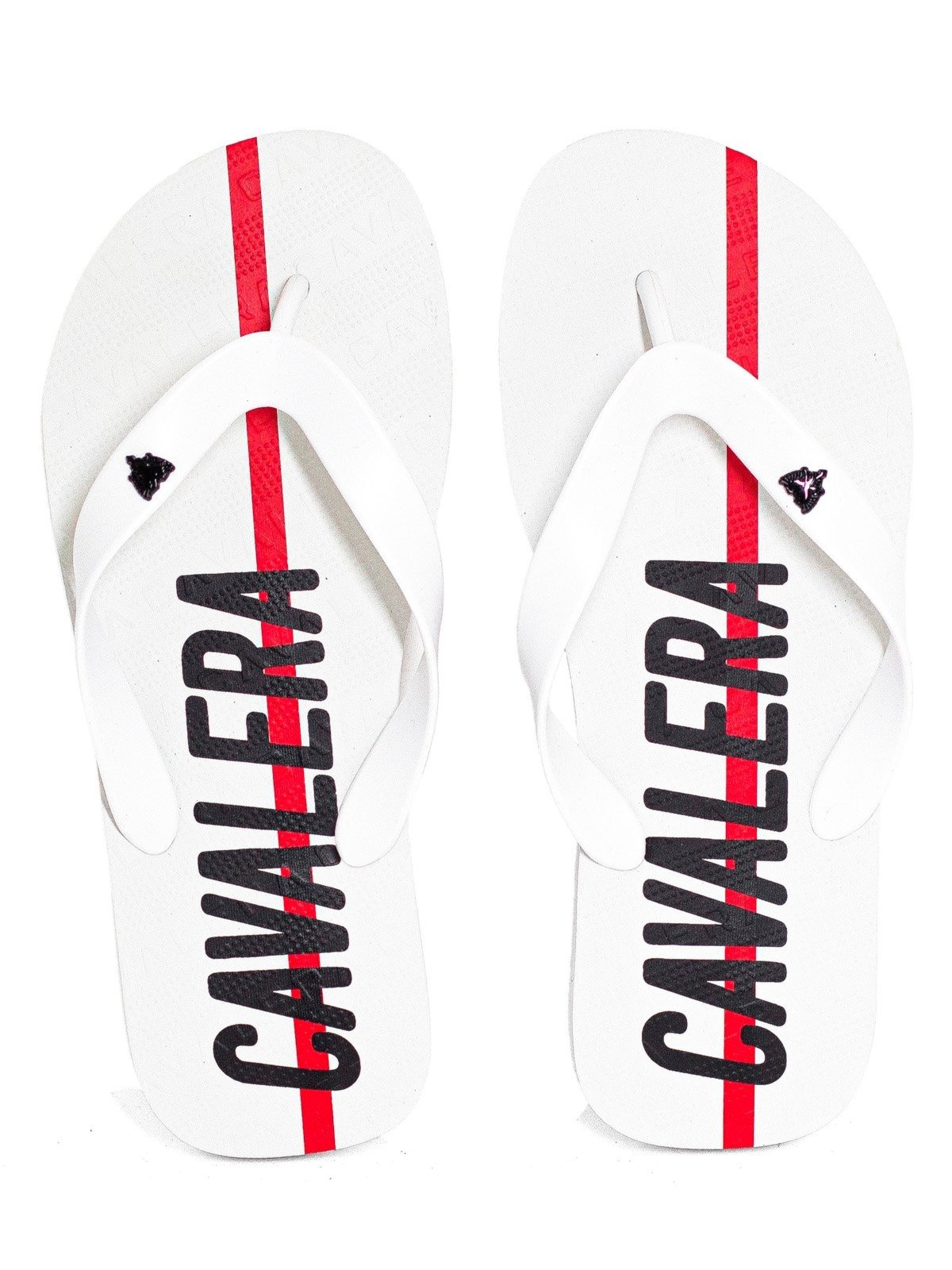 Chinelo Masculino Cavalera Line Effect Borracha Tira Larga Premium Branco