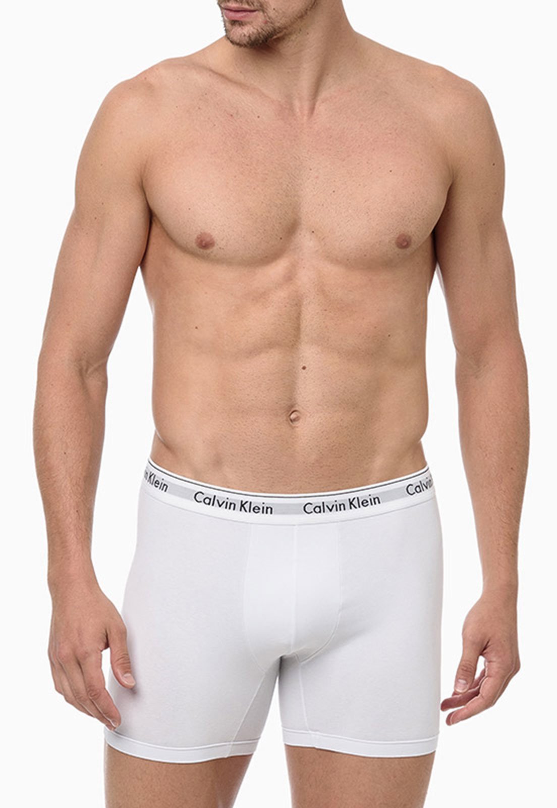 Cueca Calvin Klein Underwear Boxer Lettering Branca