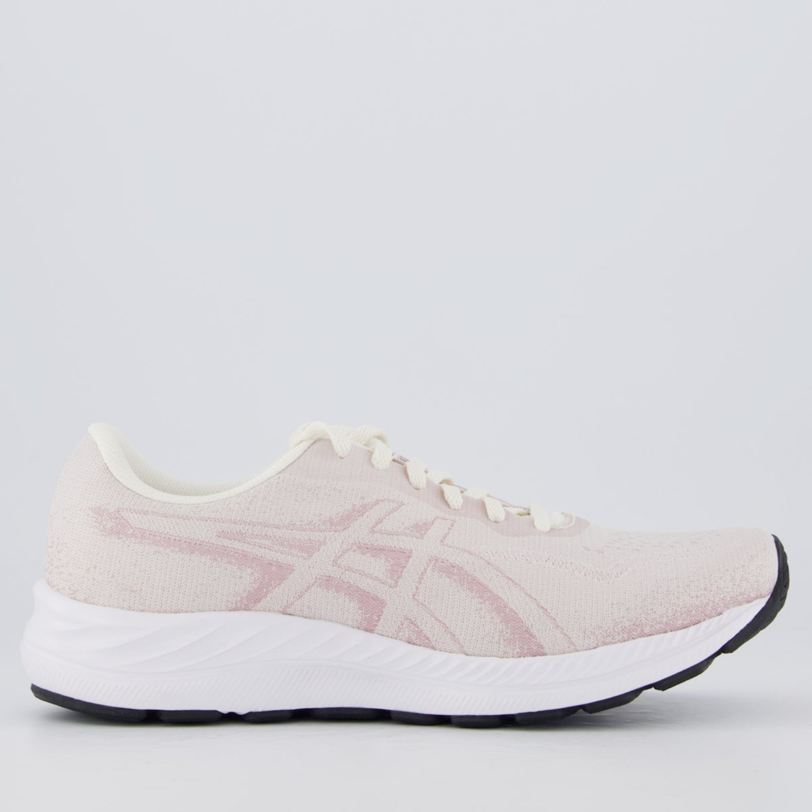 Vista 2 Tênis Asics Ugoki Feminino Off White e Roxo branco white ASICS branco white