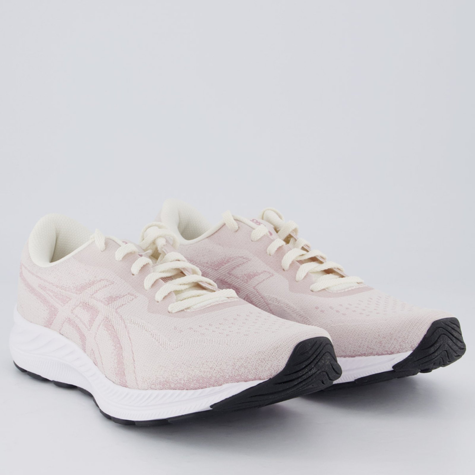 Vista 3 Tênis Asics Ugoki Feminino Off White e Roxo branco white ASICS branco white