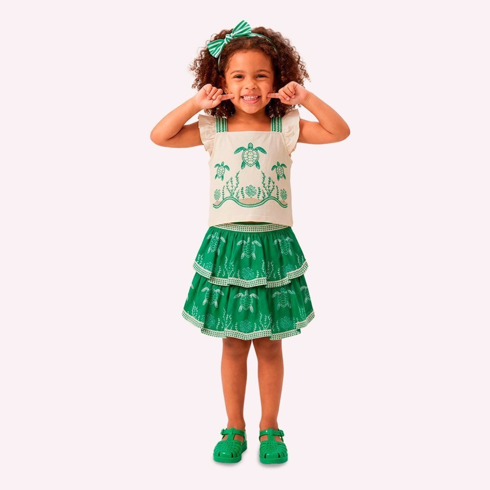 Infantil - Conjunto Menina Tartarugas Nanai