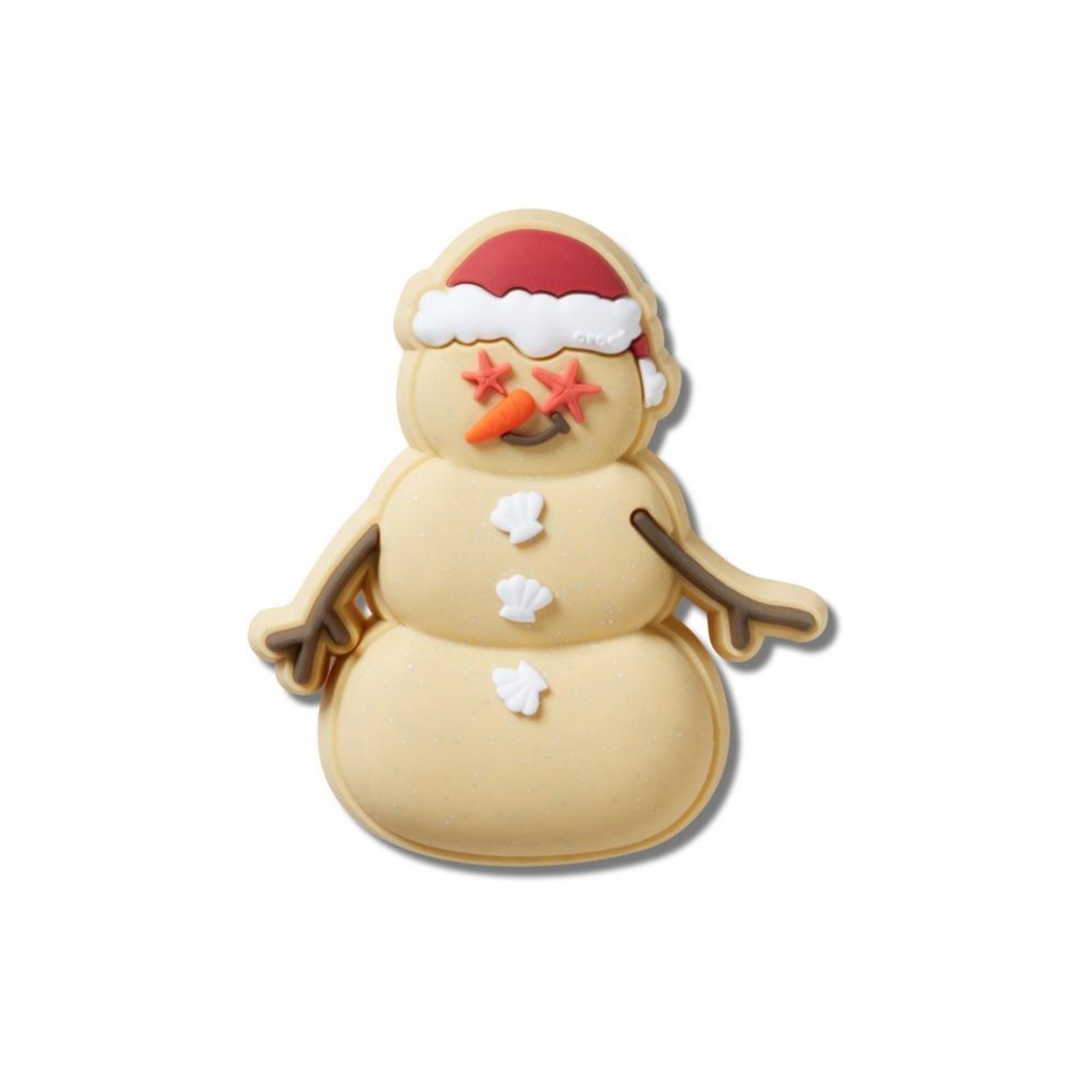 Vista 2 Infantil - Jibbitz™ Boneco de Neve Arenoso Crocs branco