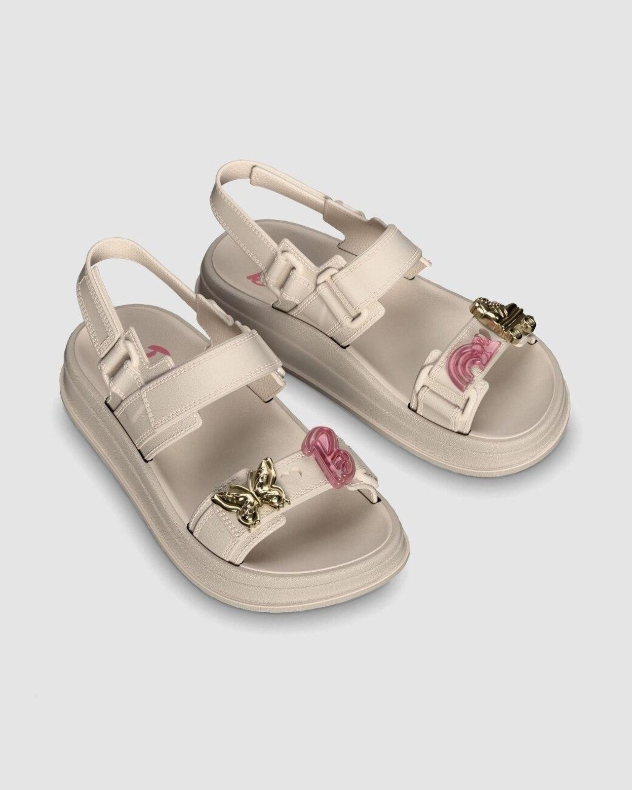 Infantil - Sandália Menina Grendene Barbie Switch Bege