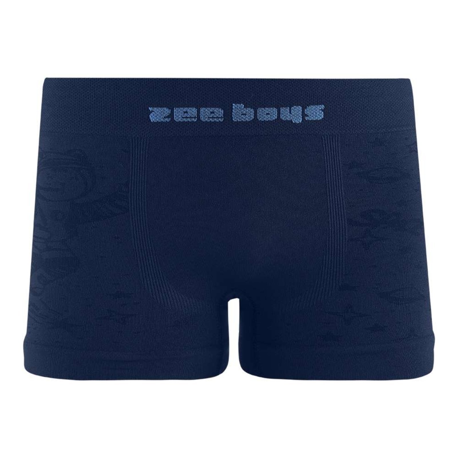 Cueca Boxer sem Costura em Jacquard Astronauta Navy