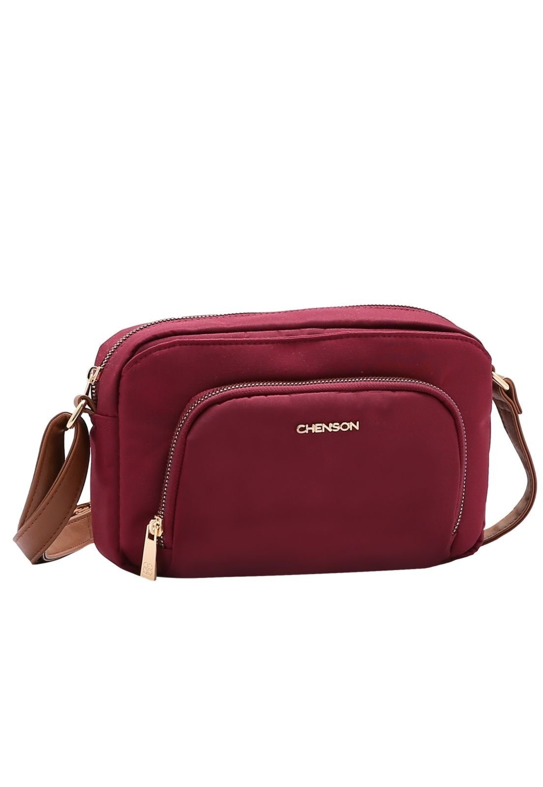 Bolsa Feminina Chenson Microfiber Vinho 3184587