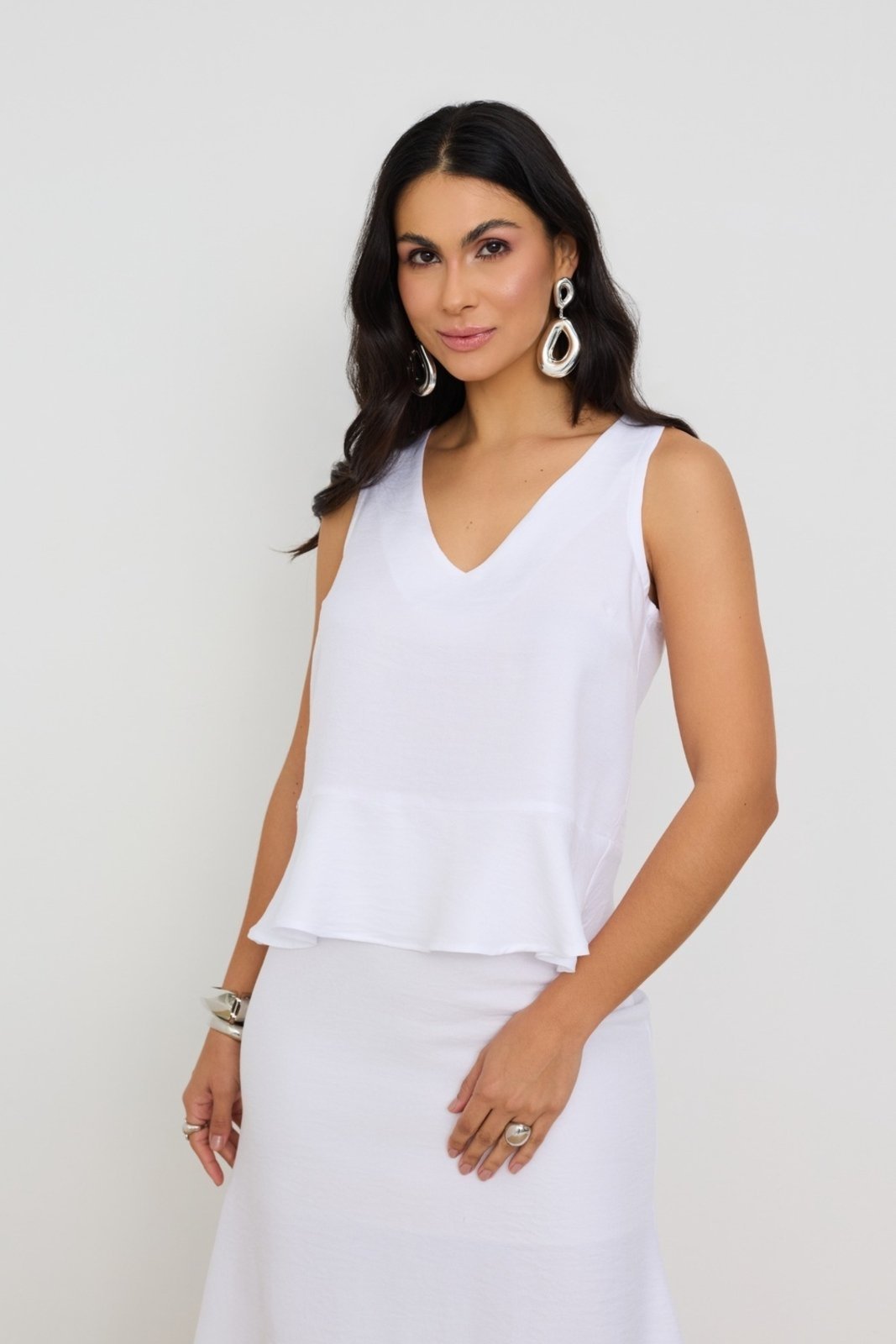 Regata Vanibele Crepe Branco