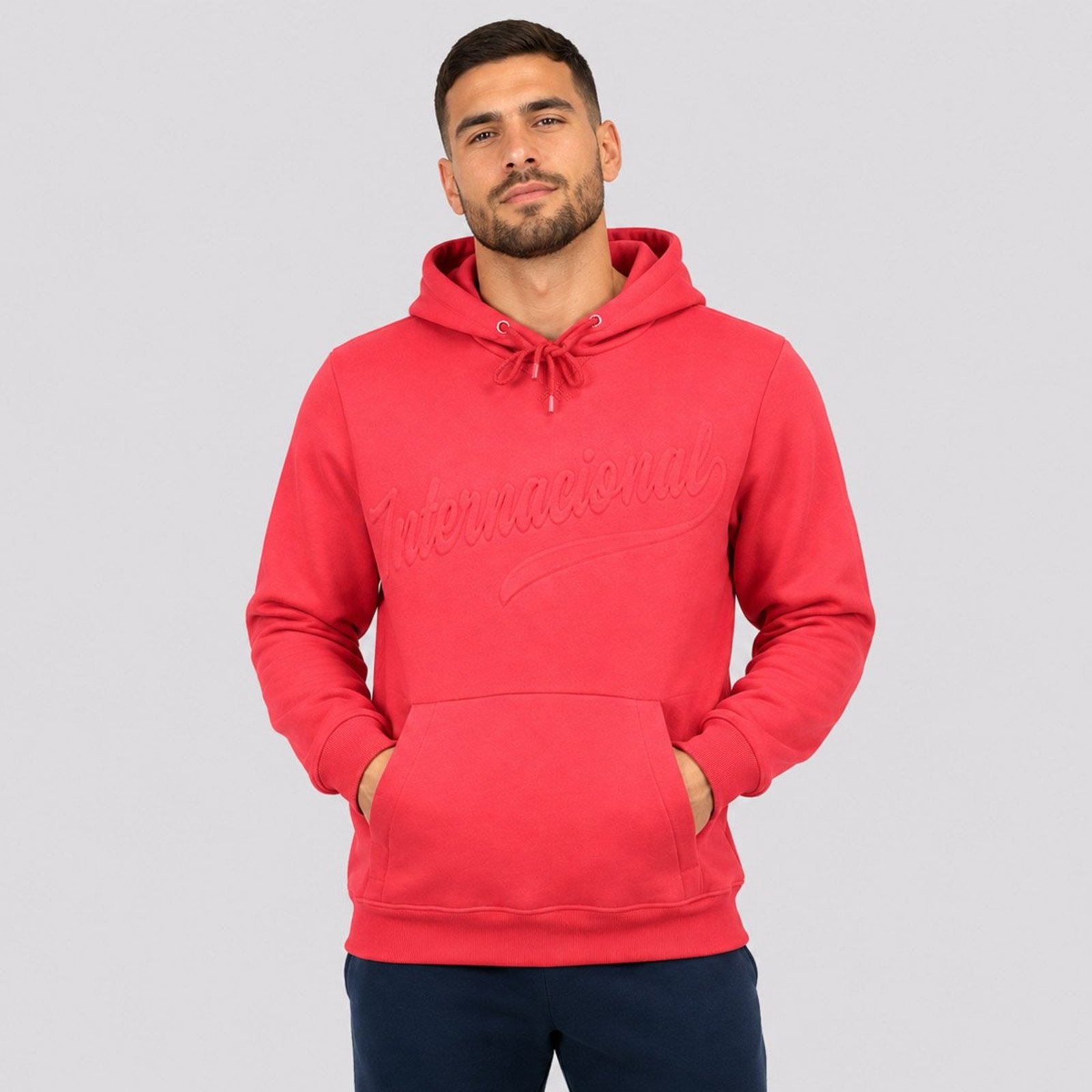 Moletom Internacional Embossed Vermelho