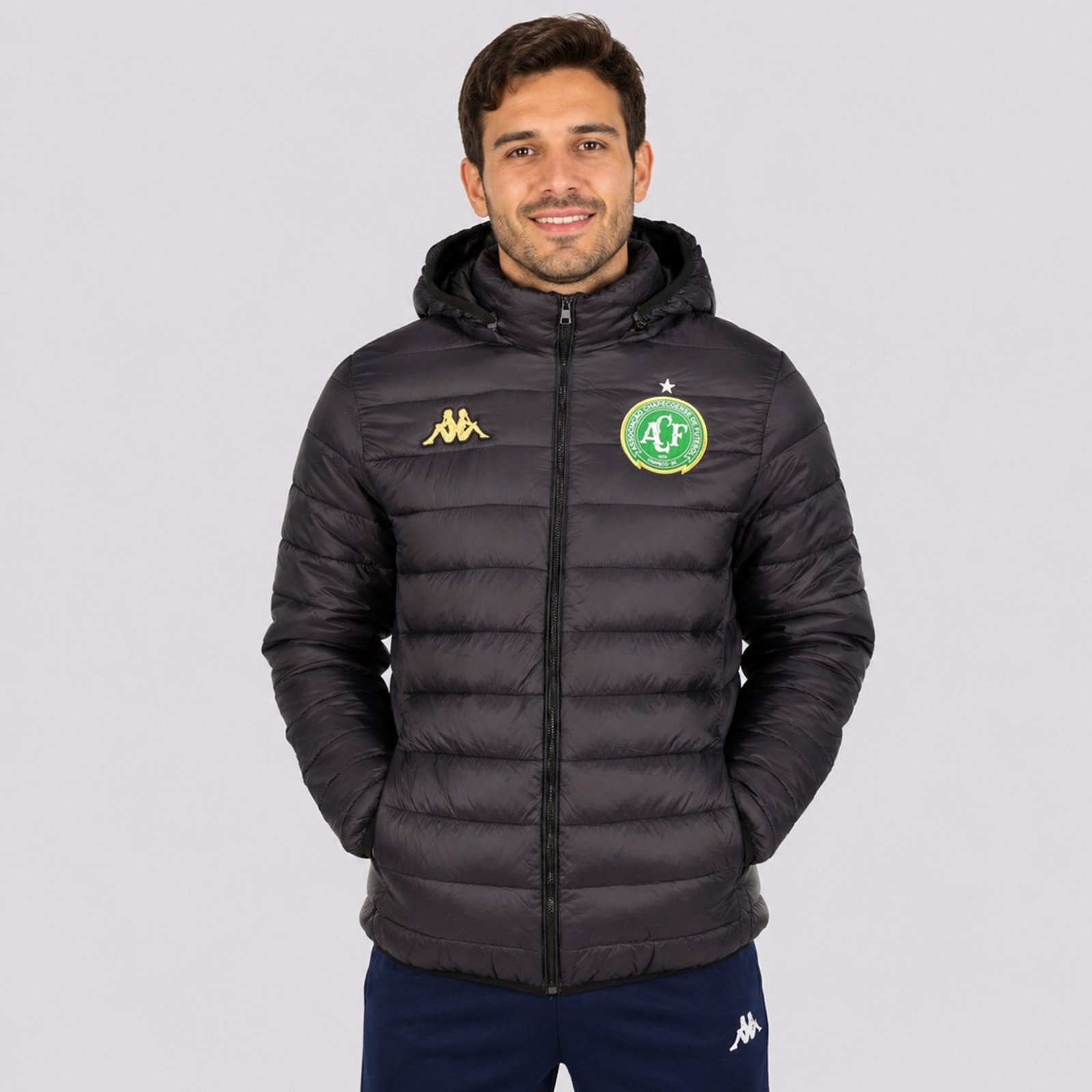 Parka Kappa Chapecoense 2026 Preta