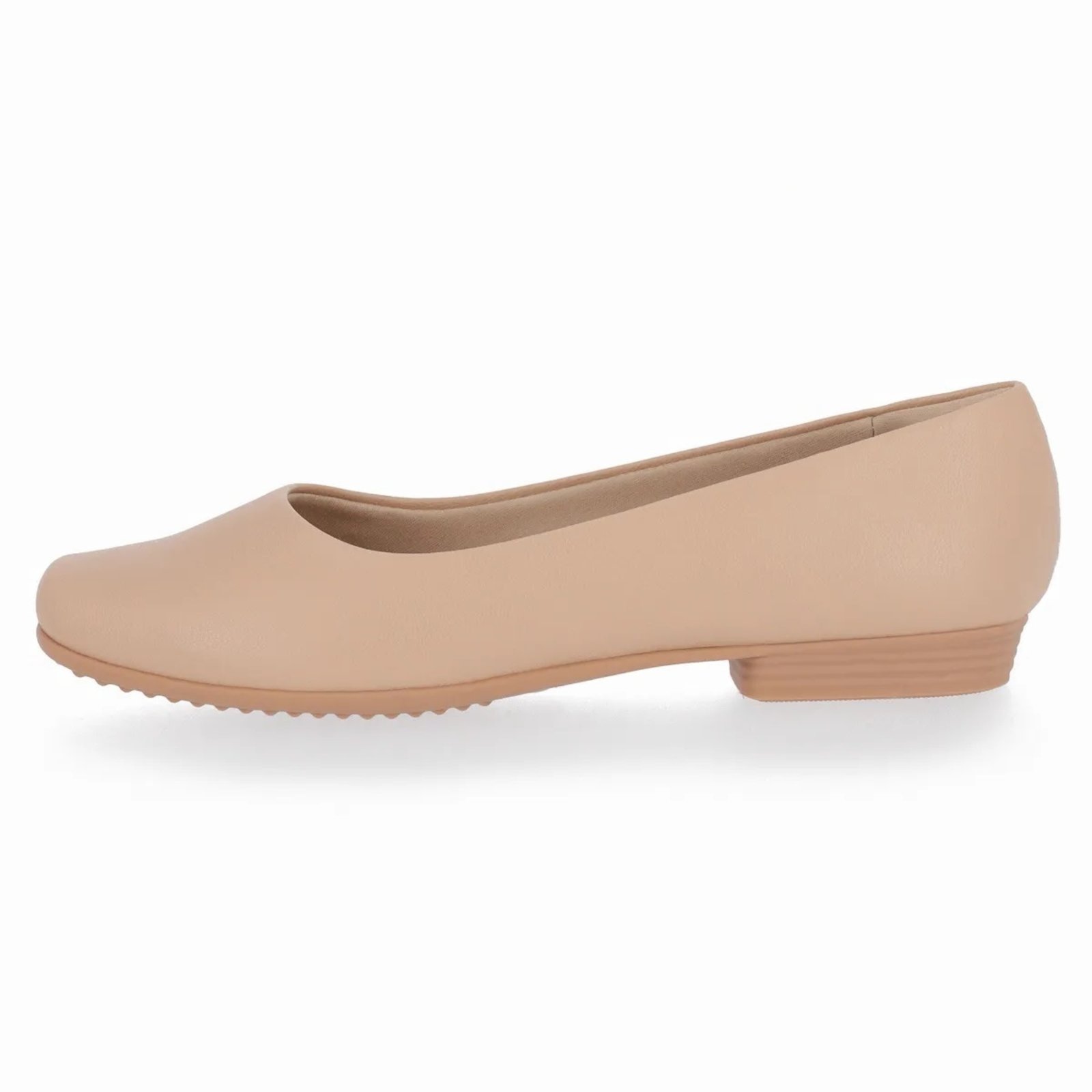 Sapatilha Piccadilly Básica Confortável Nude