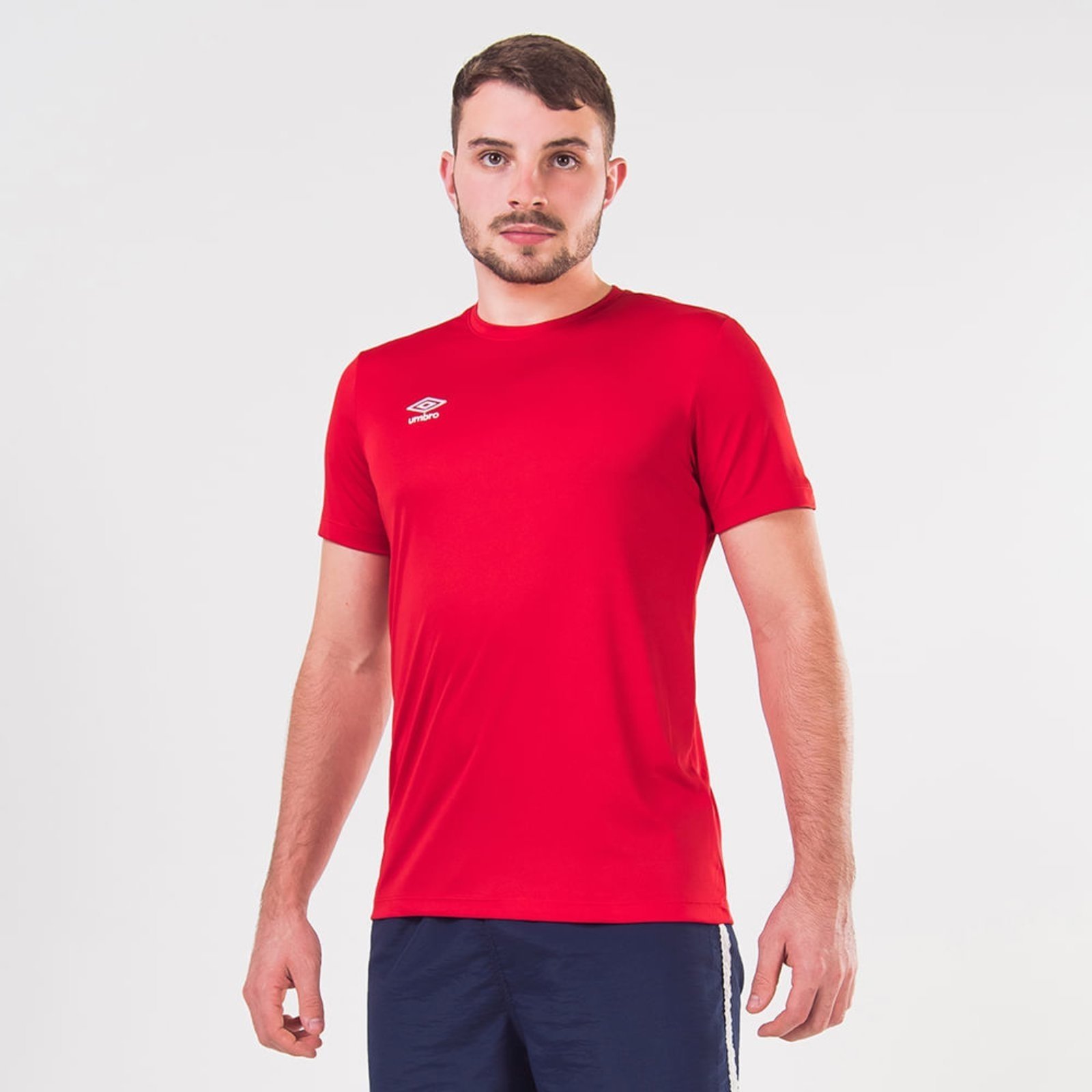 Vista 3 Umbro Camisa Masculina Twr Striker P vermelho Umbro vermelho
