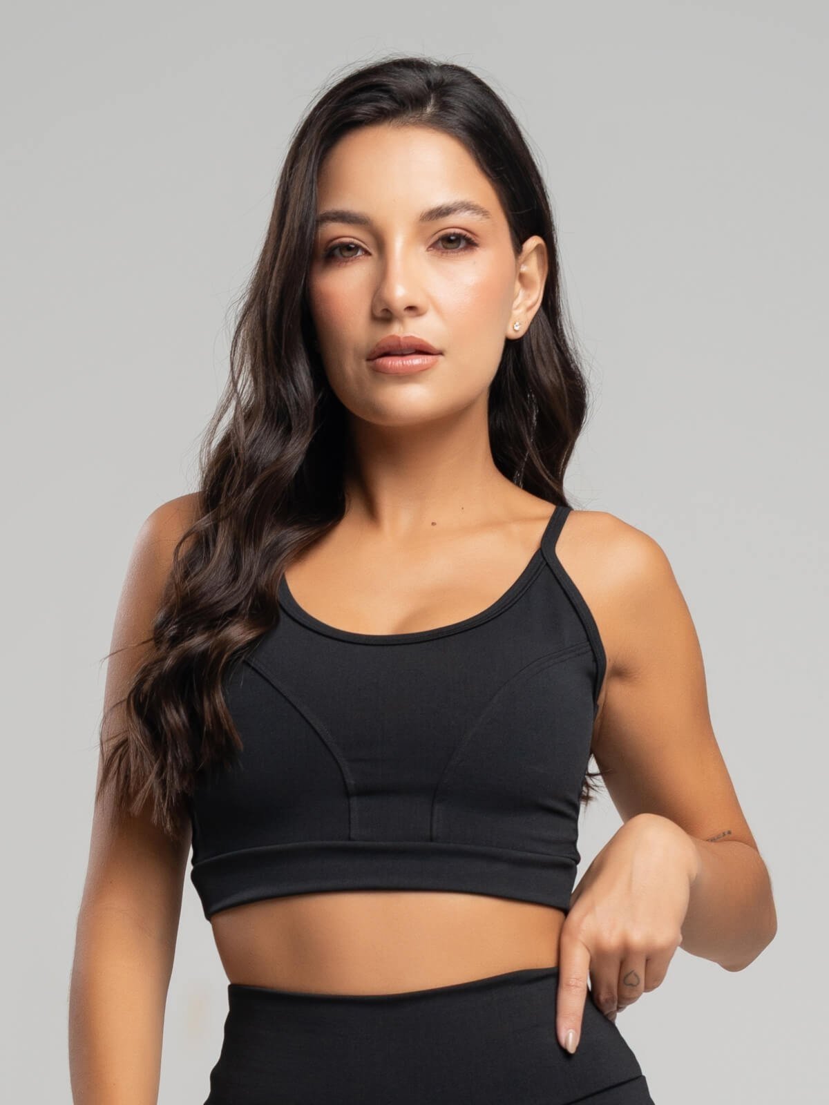 Vista 3 Top Alcinha Suplex Fitness Vicbela Cropped Academia Treino Moda Feminina bordô/vermelho/vinho Vicbela bordô/vermelho/vinho