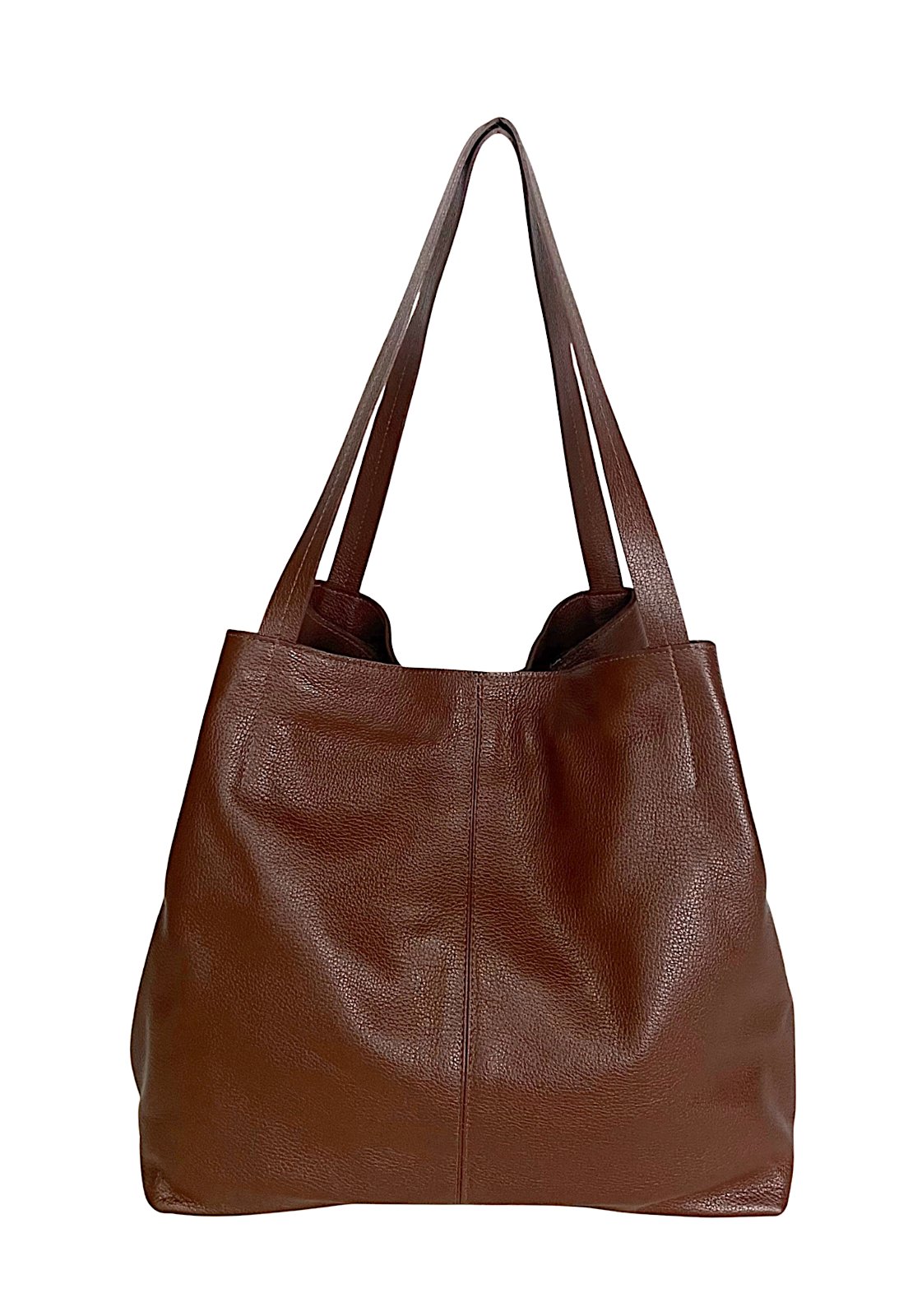 Bolsa Shopper Feminina em Couro Legítimo Floater Marrom