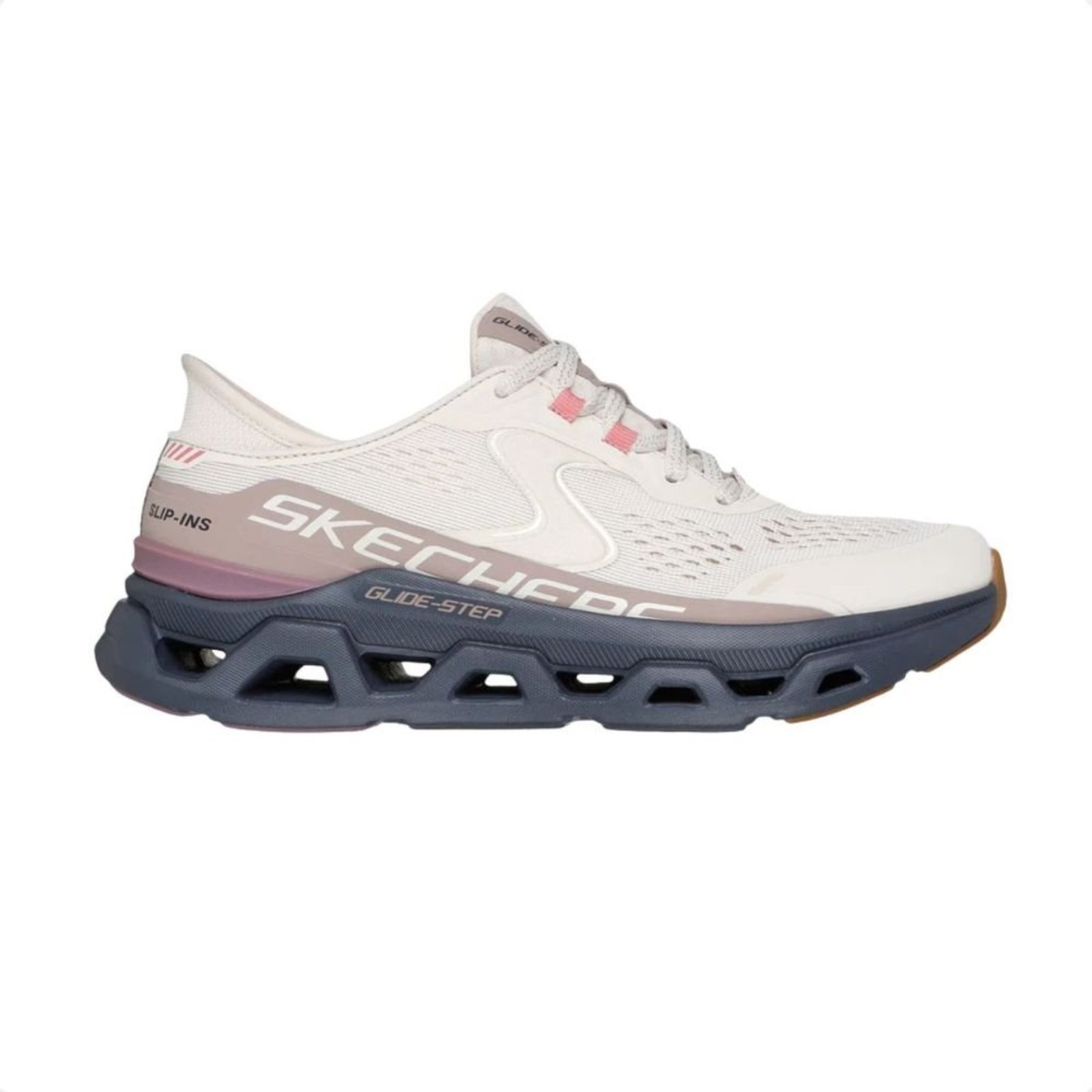 Tênis Running Feminino Skechers Glide-Step Altus Off White