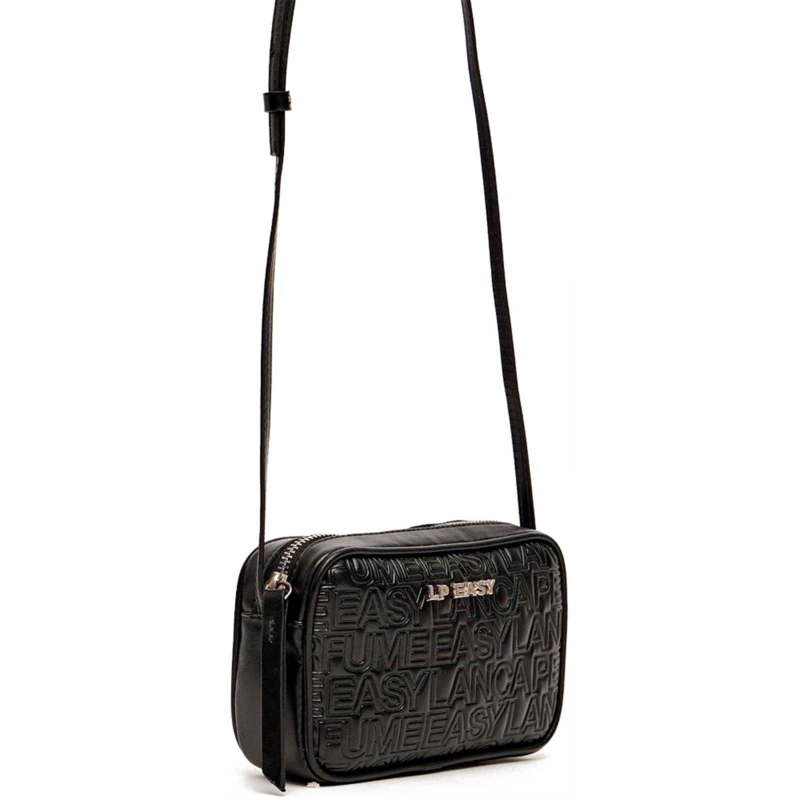 Vista 2 Bolsa Crossbody Easy Lança Perfume Hz Ve25 Feminino preto Easy Lança perfume preto