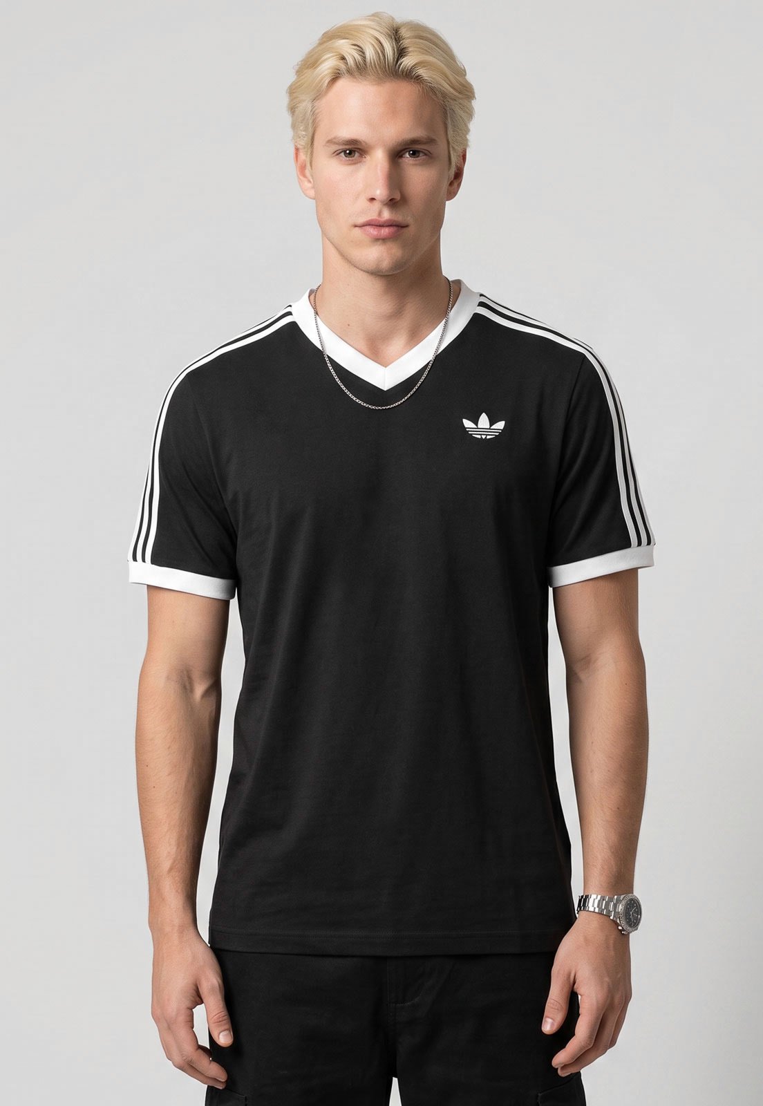 Camiseta Masculina adidas Originals Classics Tennis Preta