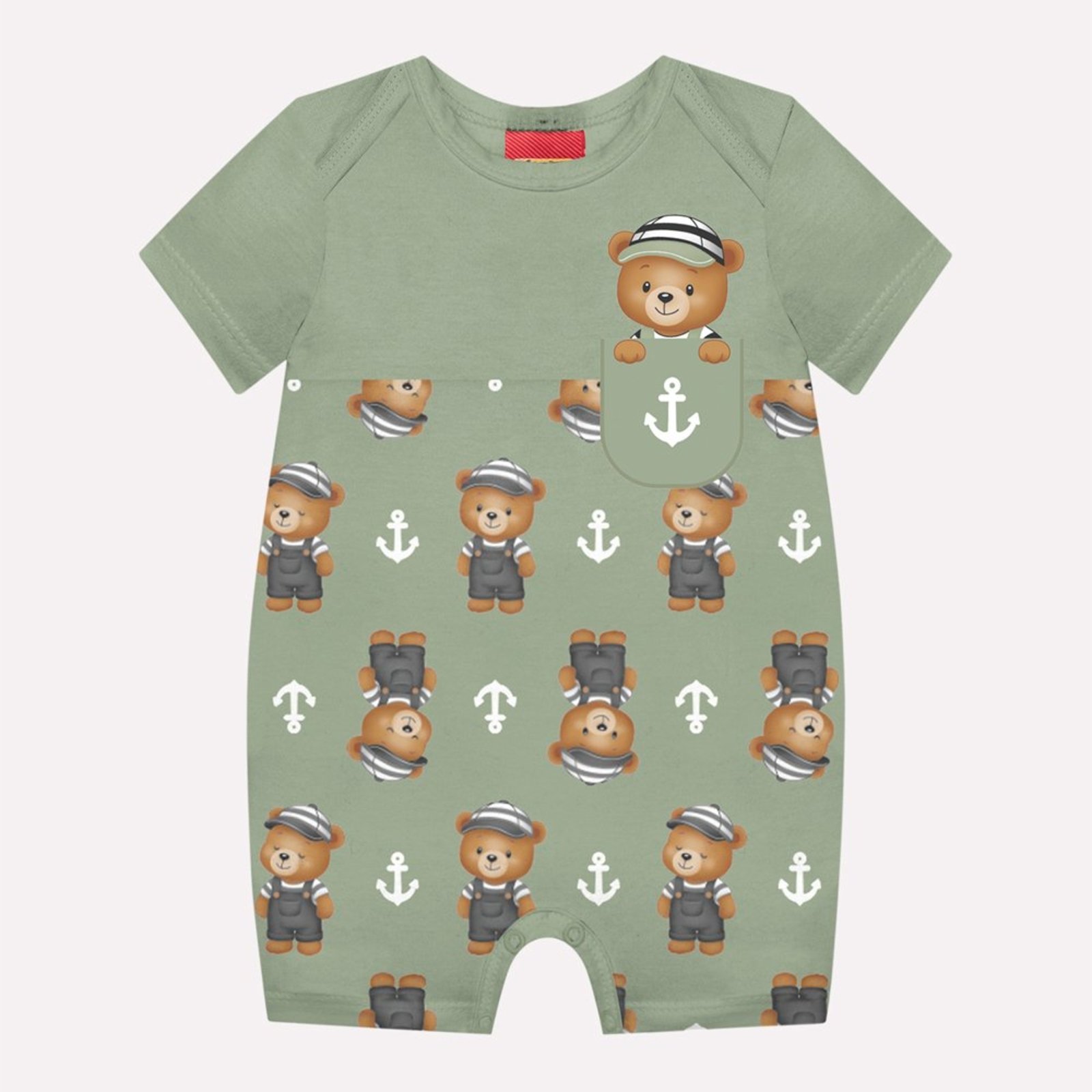 Infantil - Macaquinho Menino Ursinhos Kyly