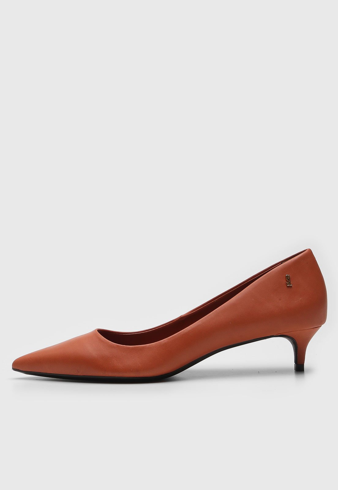Scarpin Santa Lolla Salto Fino Caramelo