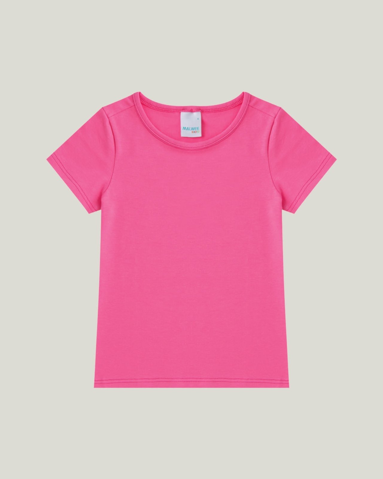 Infantil – Blusa Menina Decote Redondo Em Algodão Malwee