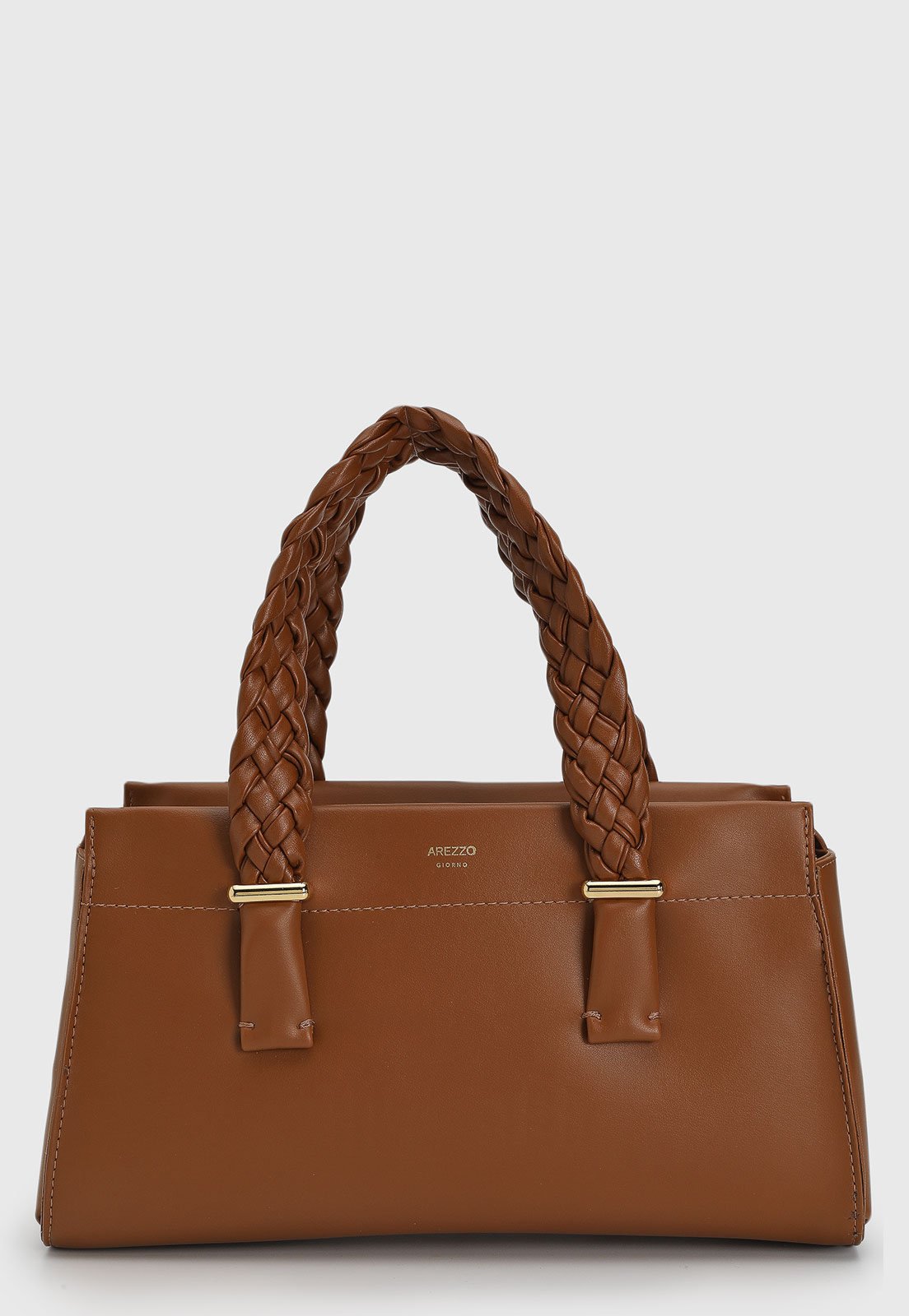 Bolsa Feminina Arezzo Soul Alça Trançada Marrom