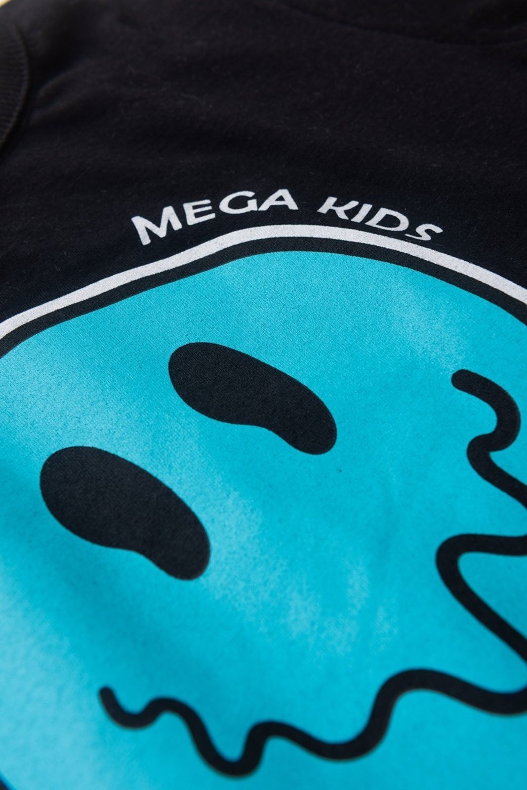 Vista 3 Infantil - Conjunto Verão Masculino Melting Face - Preto Mega Kids unico Mega Kids unico