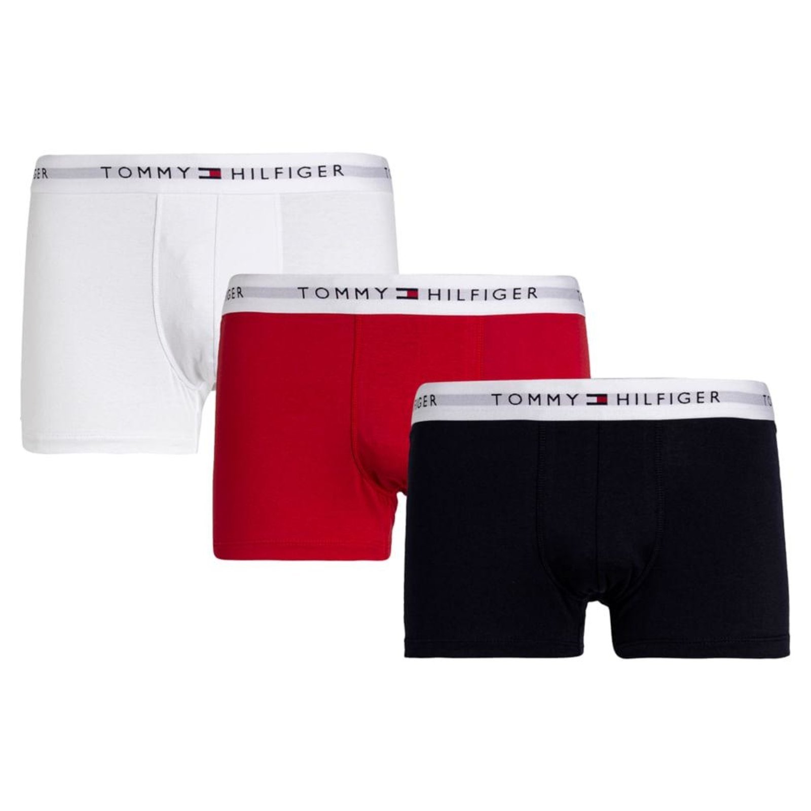 Pack 3 Cuecas Trunk Masculino TH02 - Tommy Hilfilger Preto