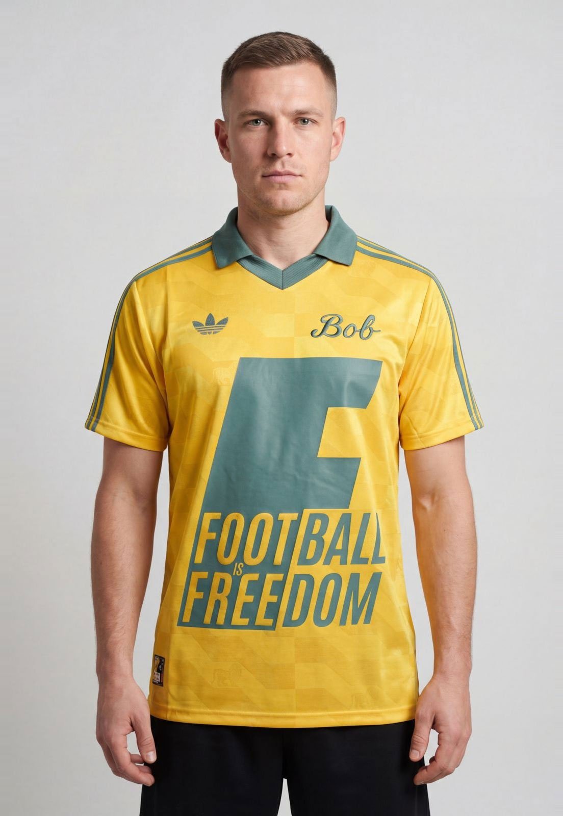 Camiseta Masculina adidas Originals Jamaica Amarela