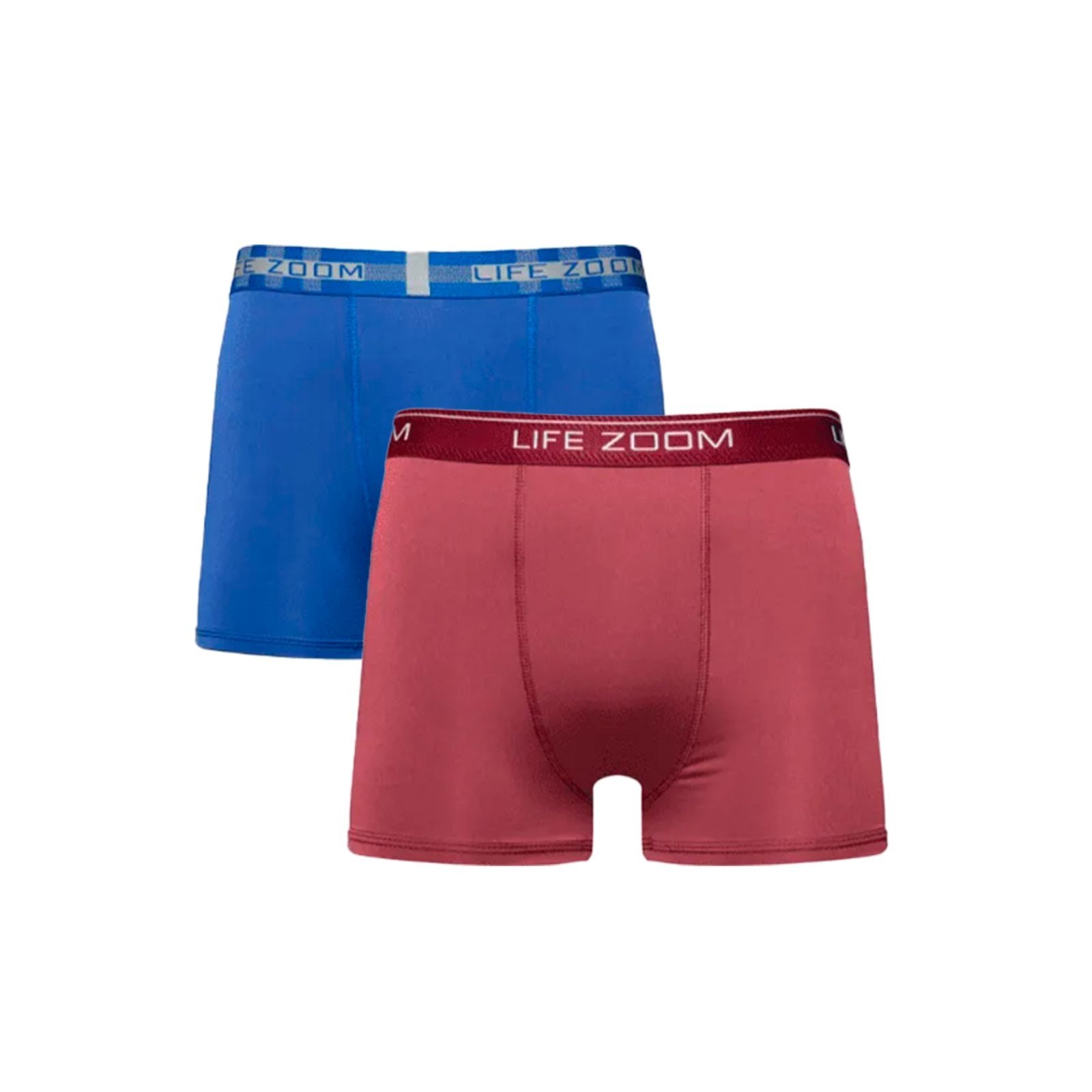 Kit 2 Cuecas Life Zoom Boxer Adulto Microfibra