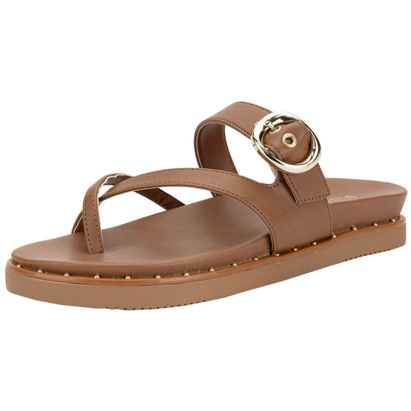 Tamanco Feminino Flat Via Marte 169029 5839029 Caramelo