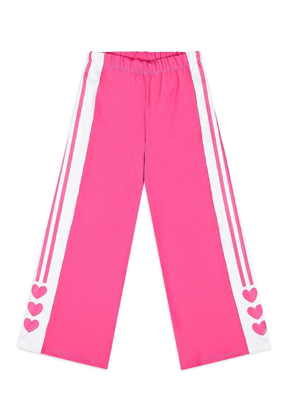 Infantil - Calça Esportiva em Poliéster Quimby Preto