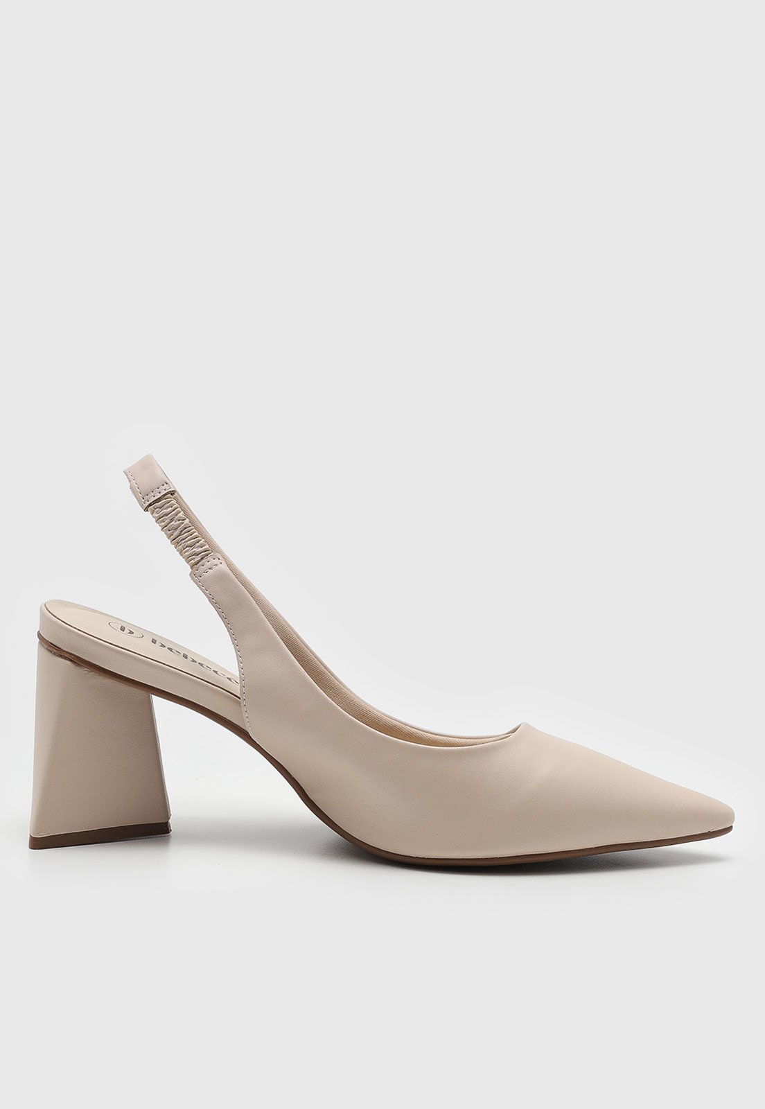 Vista 3 Scarpin Médio cê Slingback BEBECÊ nude BEBECÊ nude