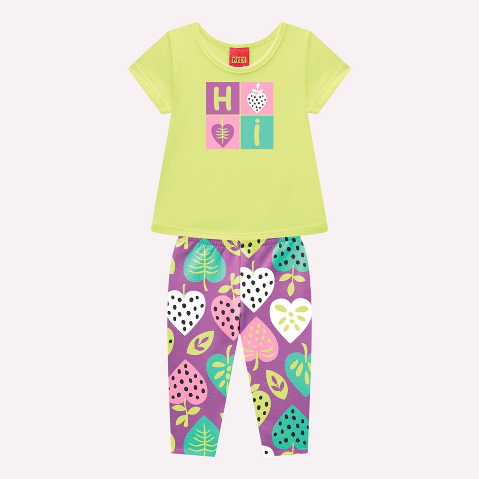 Infantil - Conjunto Menina Estampa Kyly