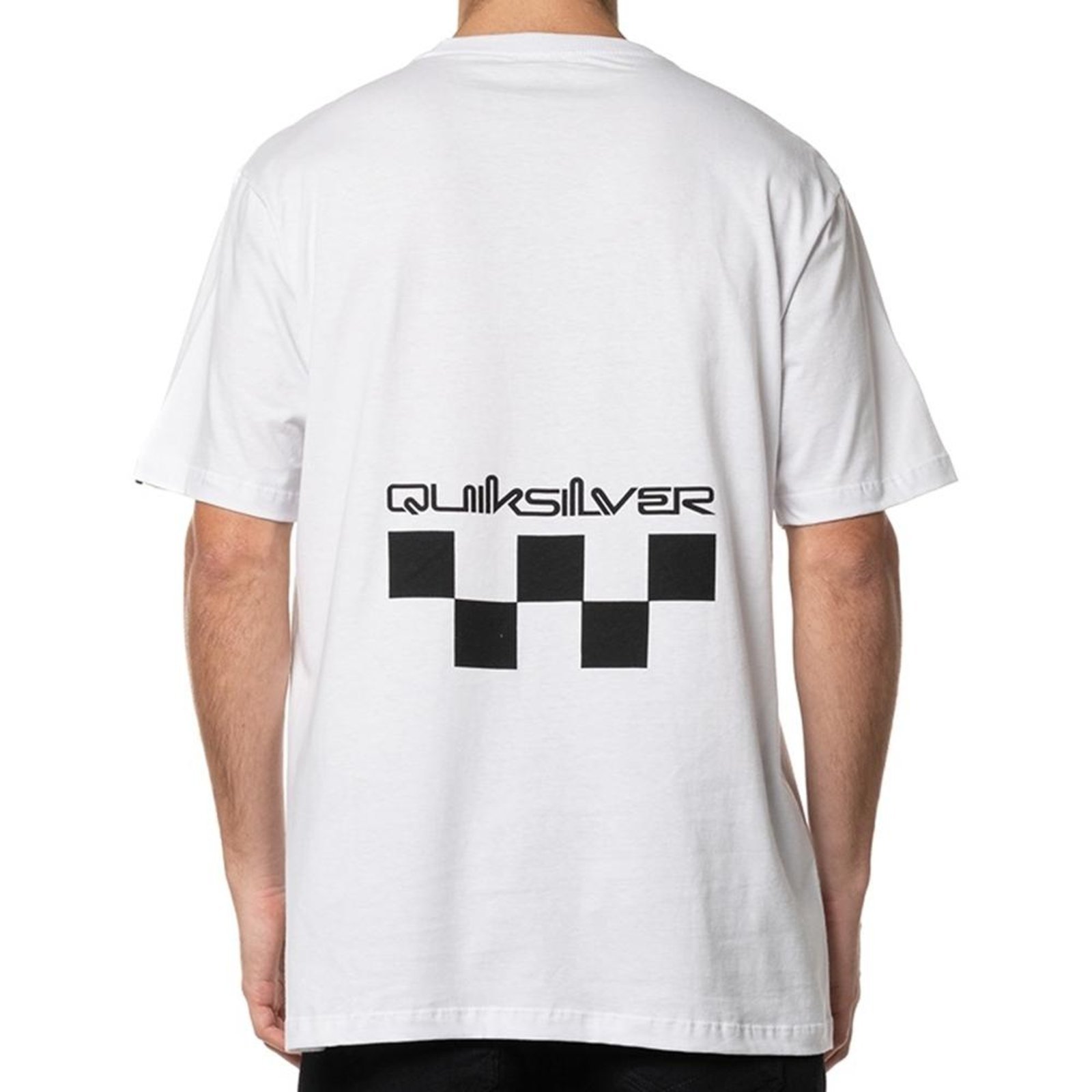 Camiseta Quiksilver Five Blocks WT24 Masculina Branco