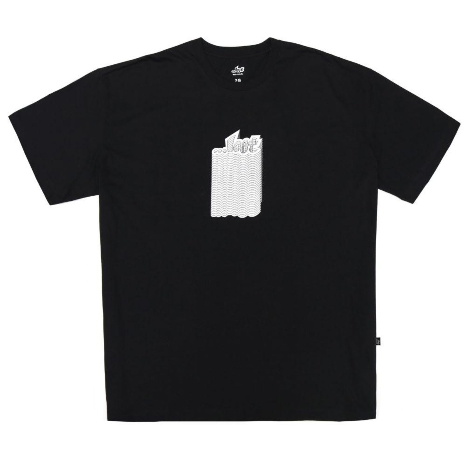 Camiseta Lost Repeat Masculina Preto