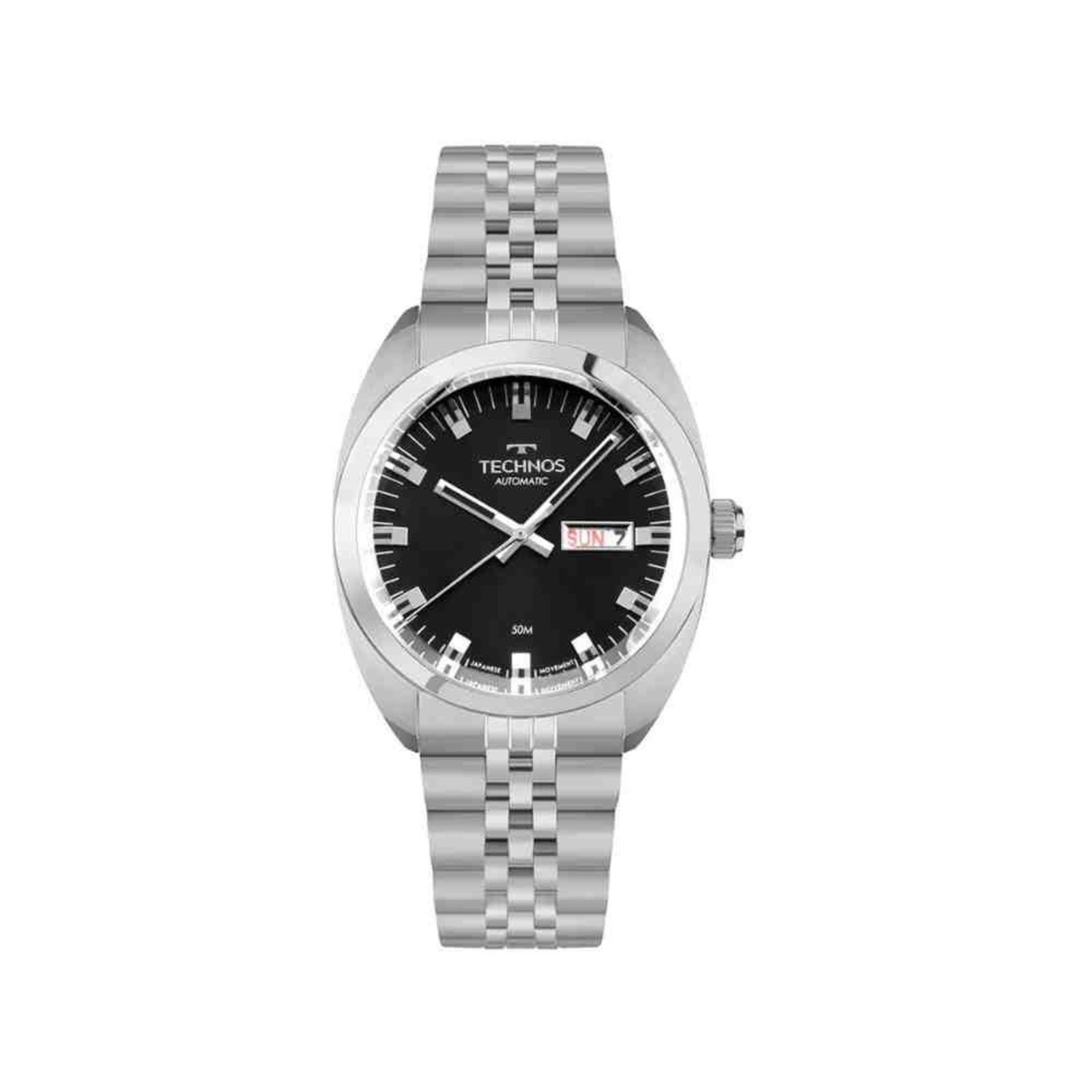Relógio Technos Automático Prata Masculino 8205OO/1P