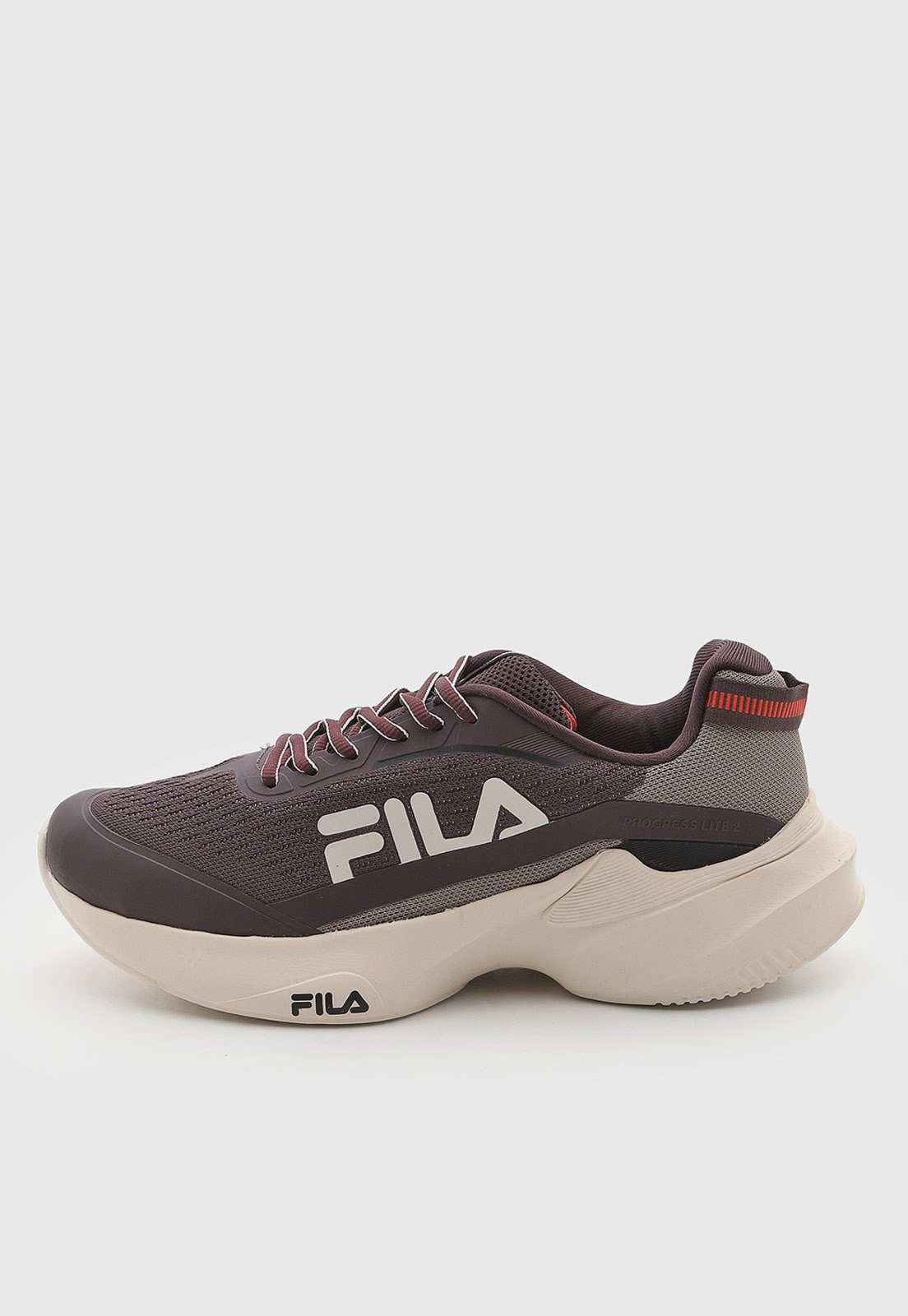 Tênis Masculino Fila Progress Lite 2 Marrom