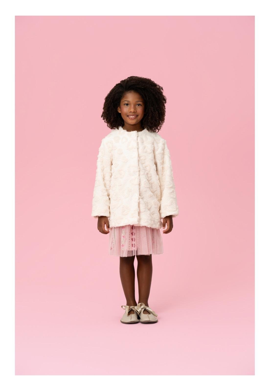 Infantil - Casaco Menina Mon Sucre 10 Off-white