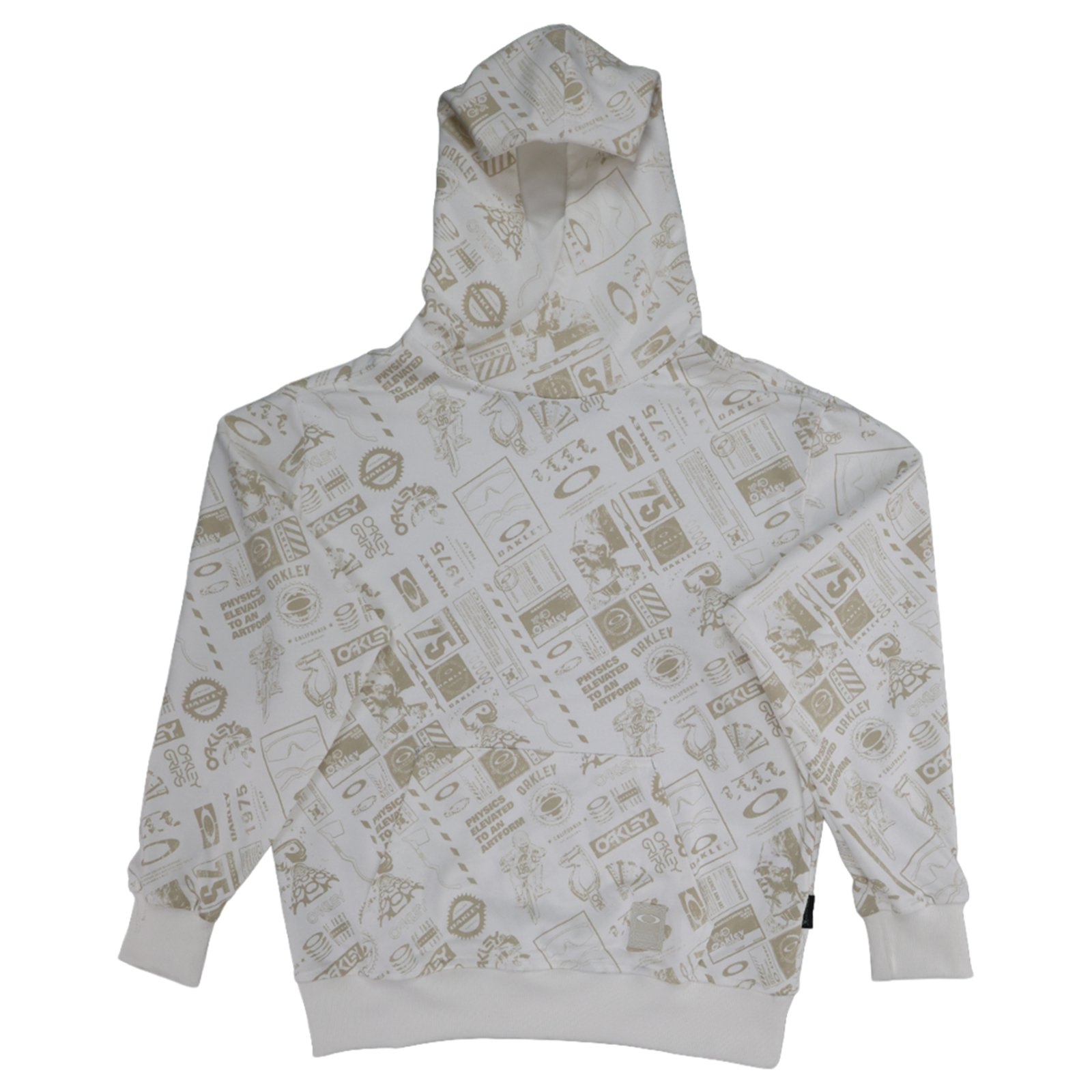 Casaco Moletom Oakley O-Mania Full Print Hoodie Off White